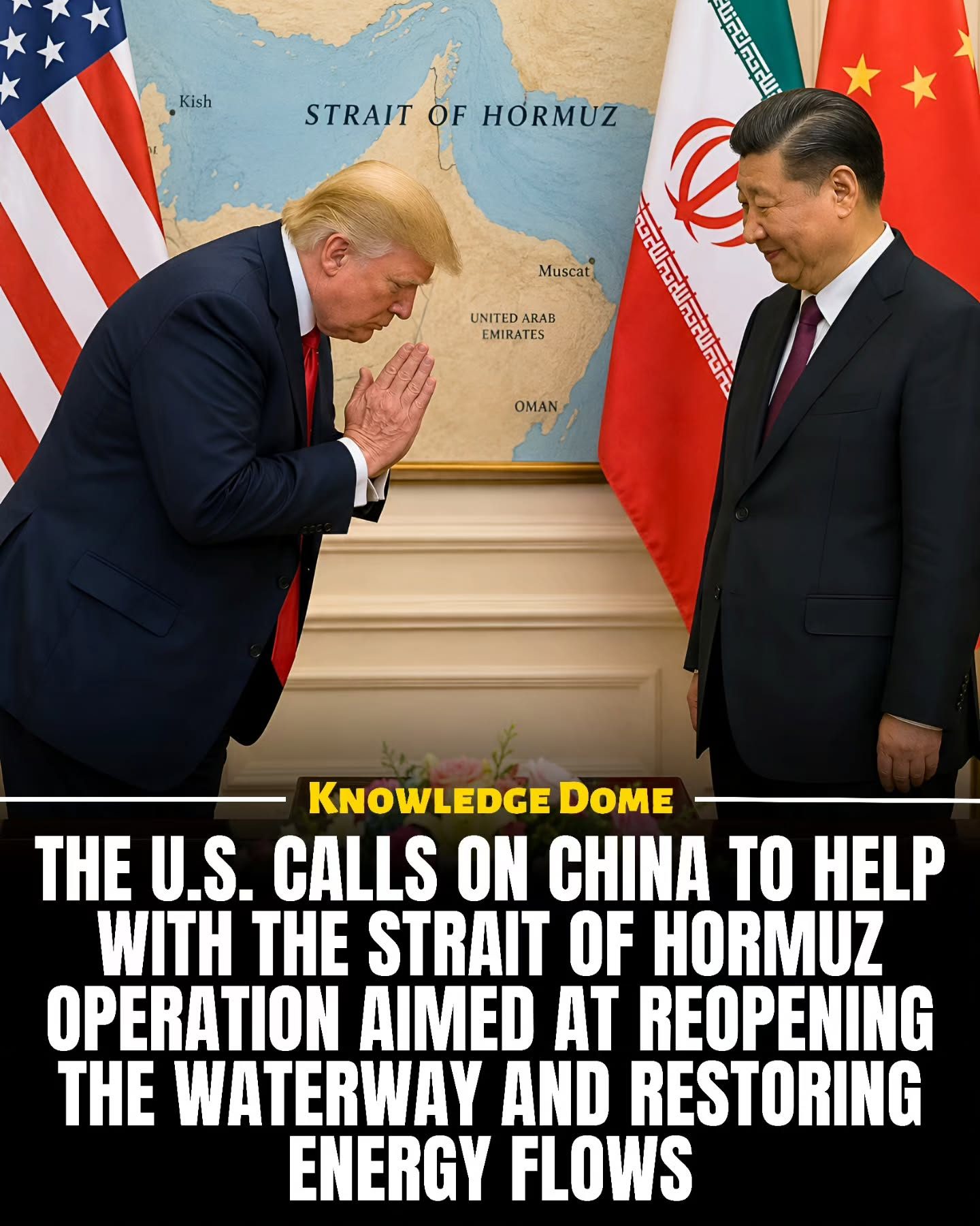 Struggle for Strait of Hormuz: U.S. Seeks China's Aid.