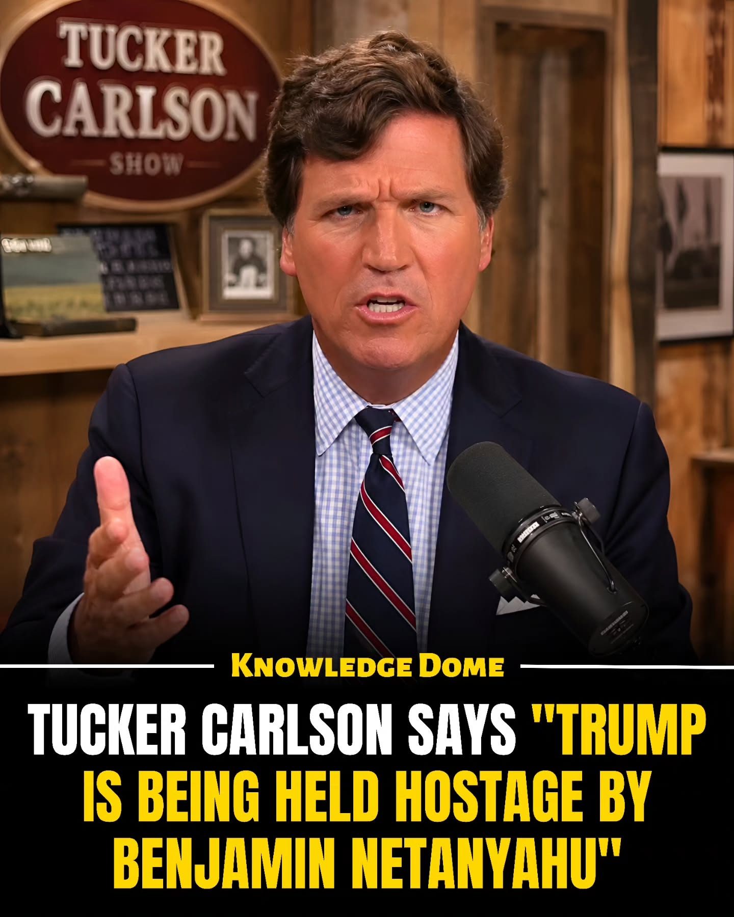 Tucker Carlson Argues Trump's Iran Policy is Influenced by Domestic and Foreign Interests