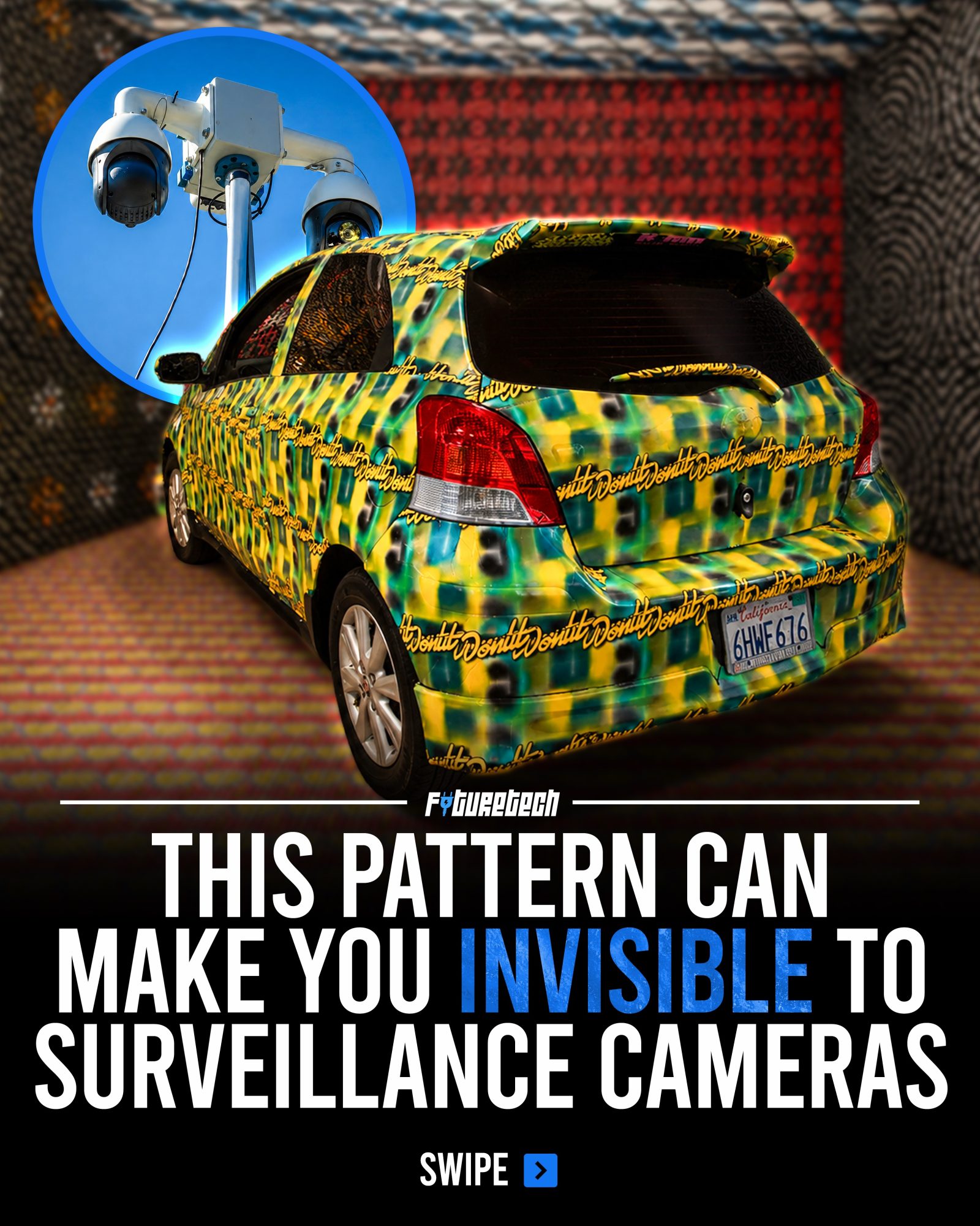 FutureTech's AI Camouflage: Car Designs to Evade Surveillance