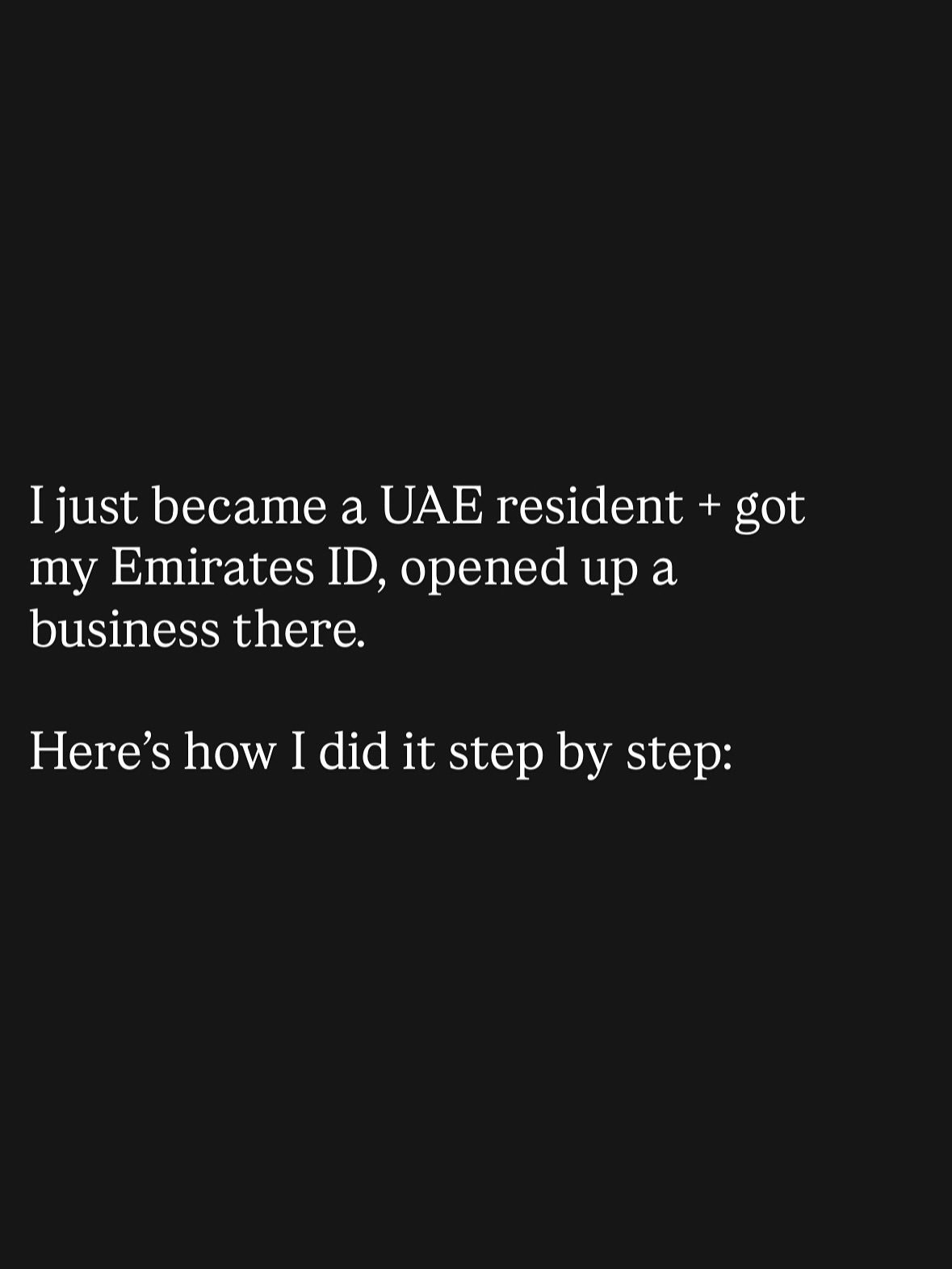 A Comprehensive Guide to UAE Residency and Business Setup