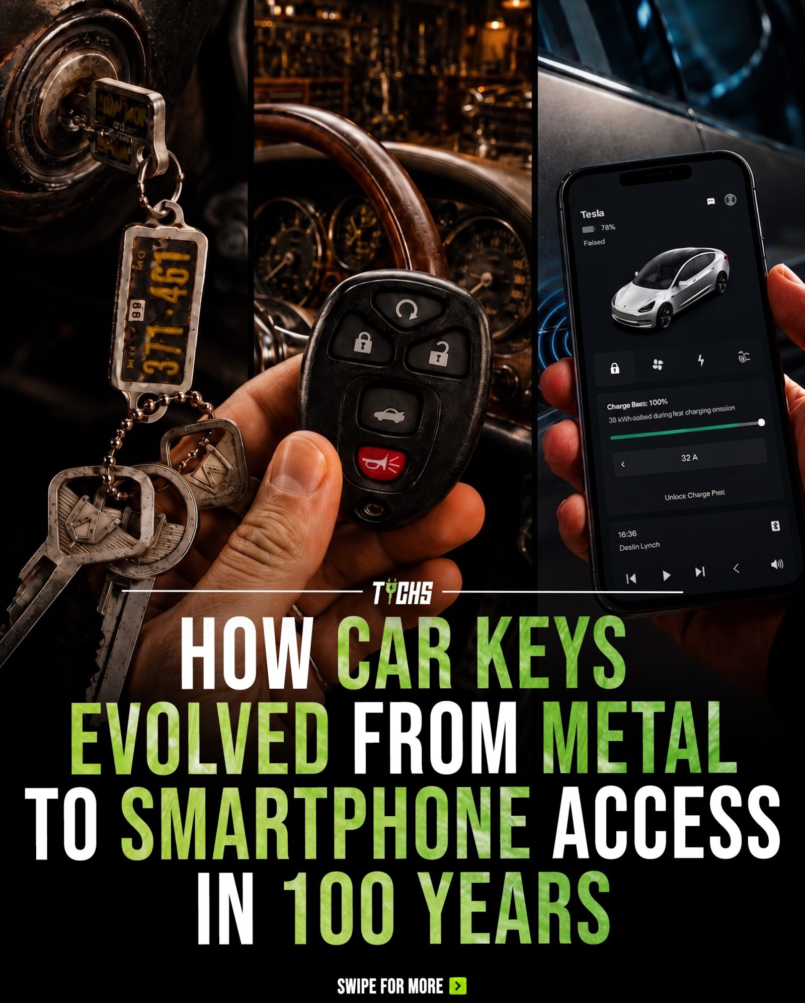 ### Journey of Automotive Access: From Metal Keys to Smartphone Unlocking