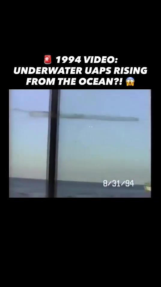 1994 Underwater UFO Video Rises From the Ocean