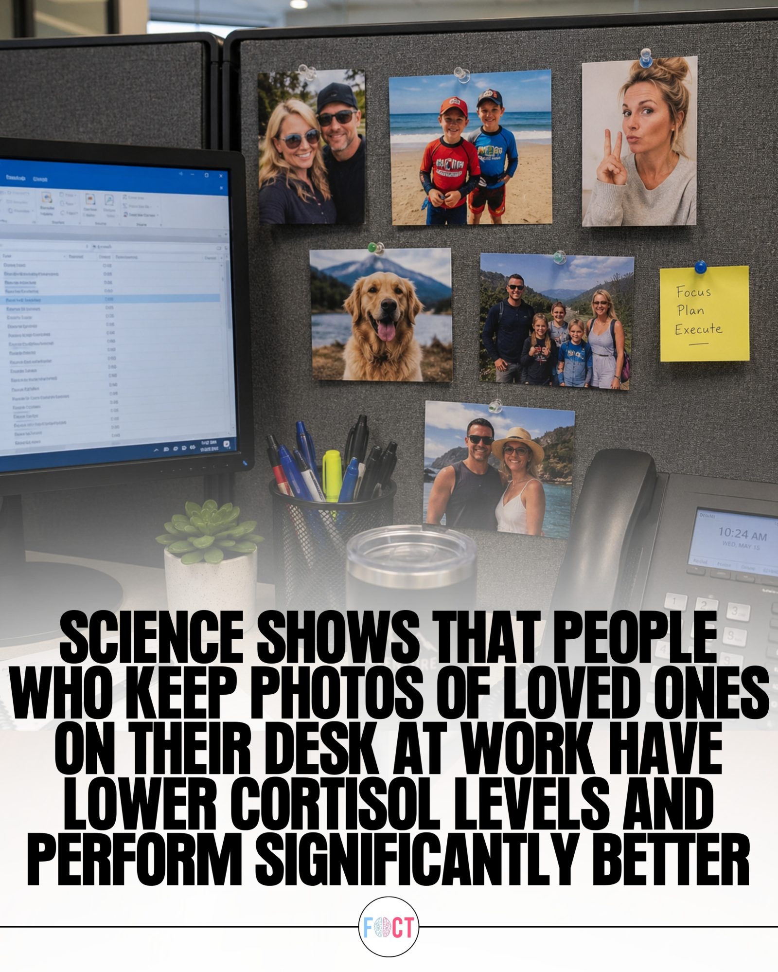 How Photos of Loved Ones Boost Workplace Well-being