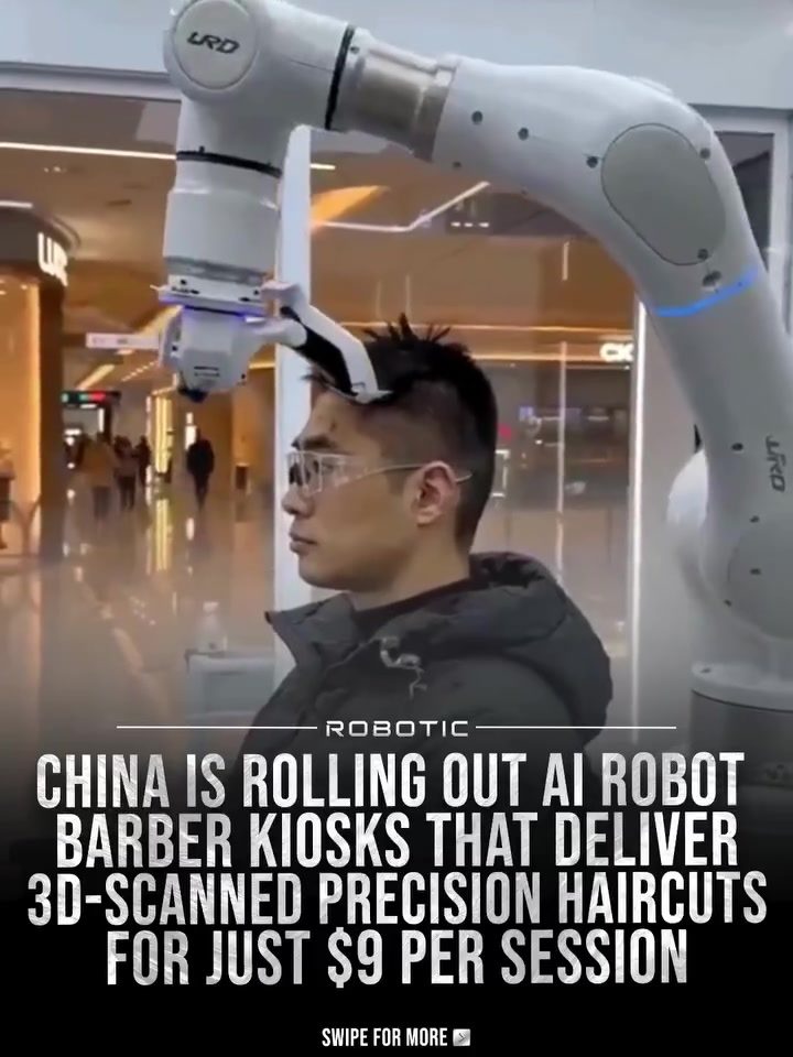 AI-Powered Haircuts: China's Robotic Barbers