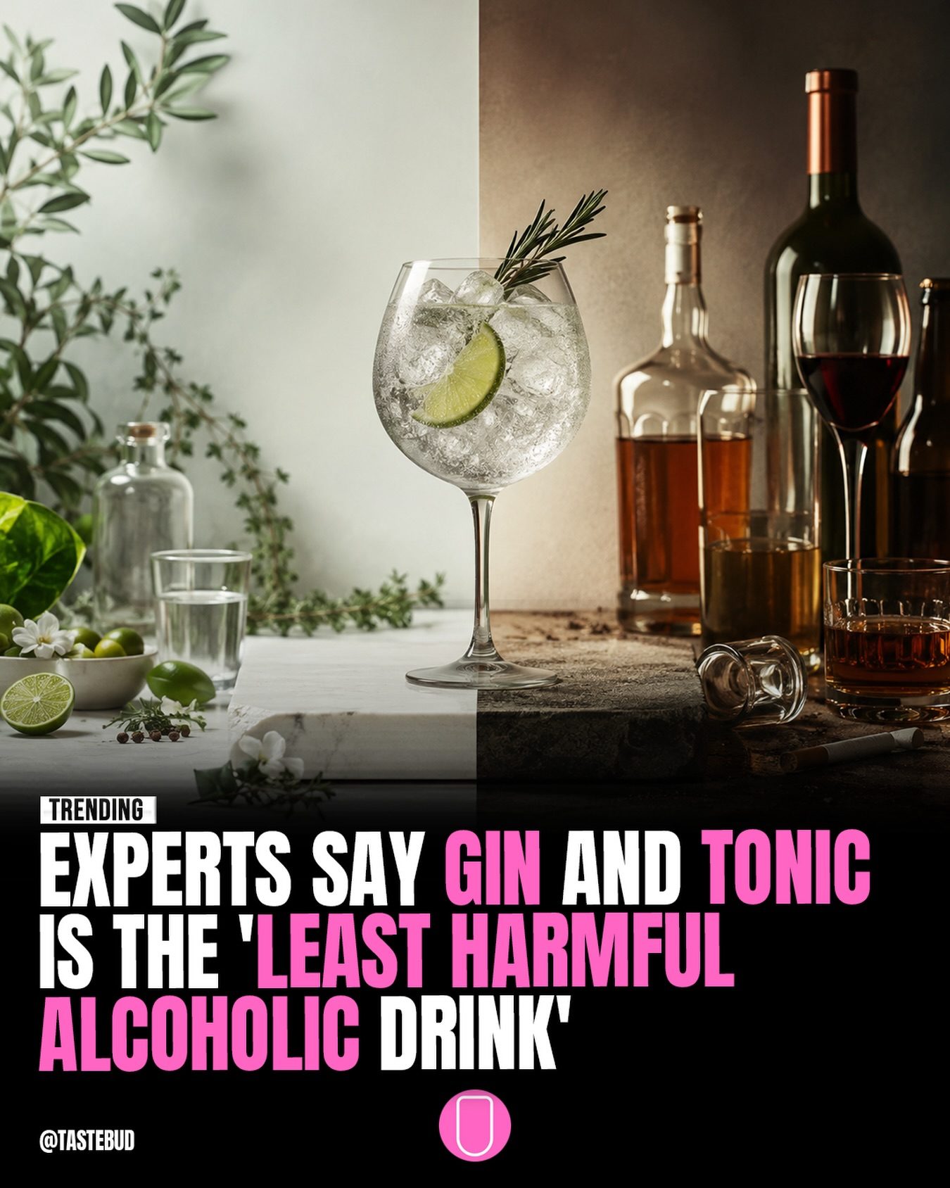 Are Gin and Tonics Really the "Least Harmful" Alcohol?