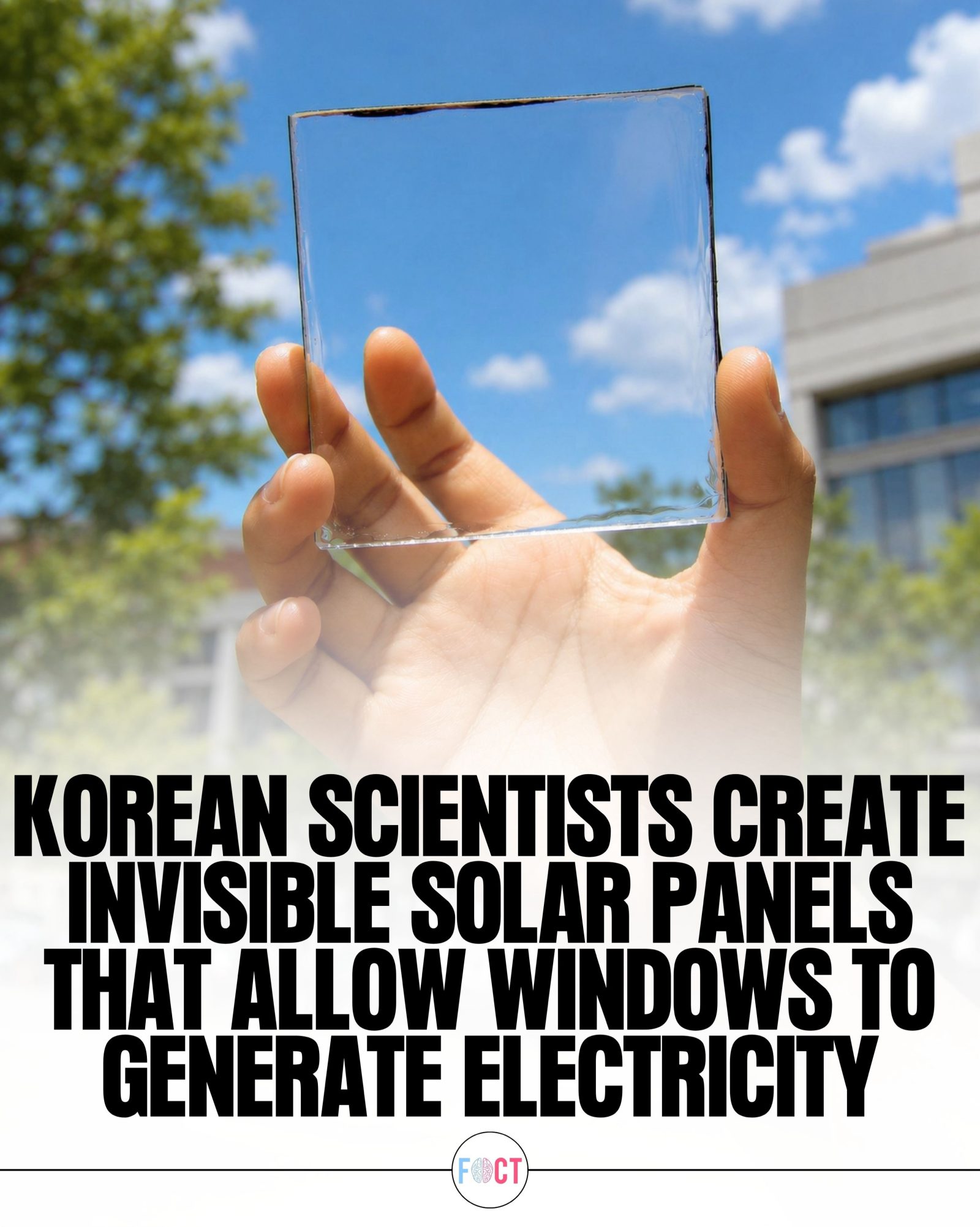 Korean Scientists Create Transparent Solar Panels for Windows