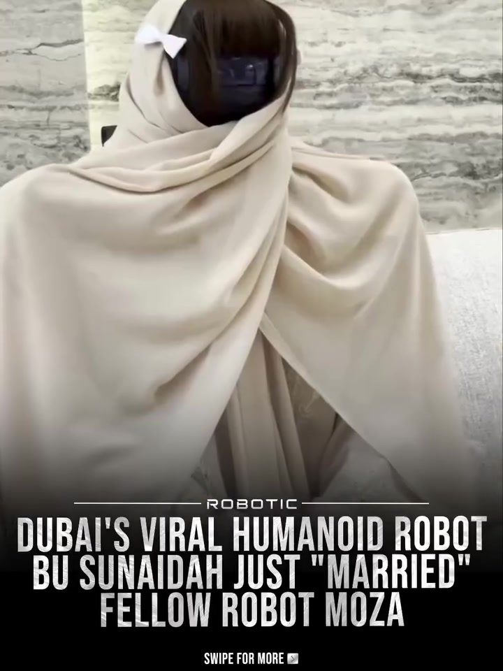 Dubai's Viral Humanoid Robot: Bu Sunaidah's "Wedding