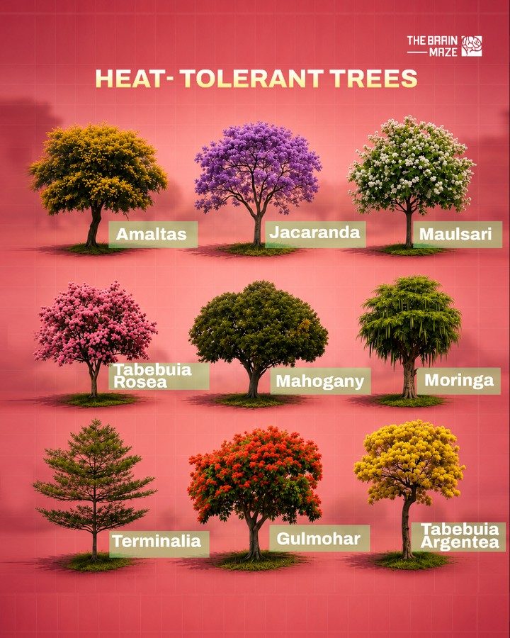 Heat-Tolerant Tree Species for Urban Resilience