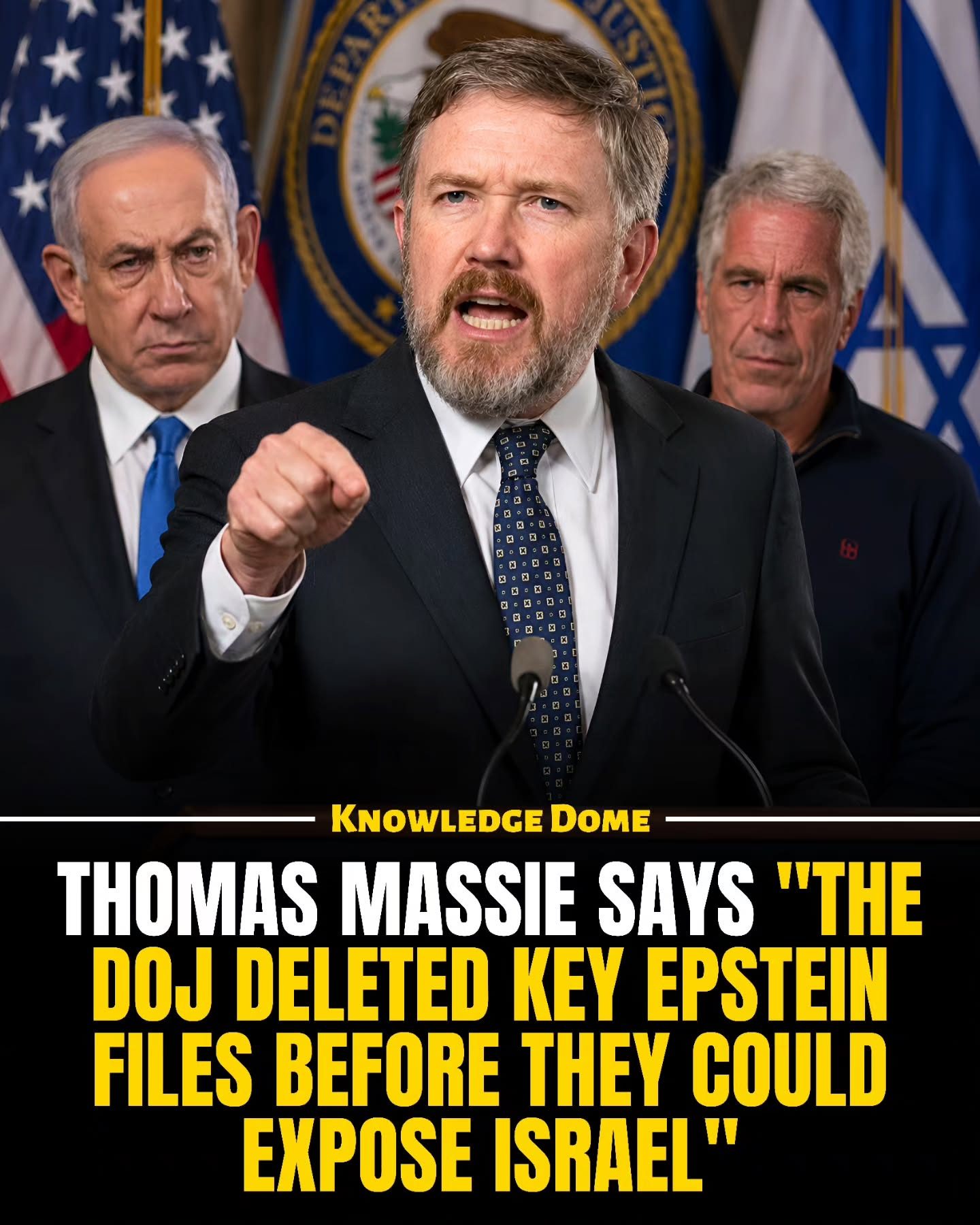 Thomas Massie Accuses DOJ of Hiding Key Epstein Documents