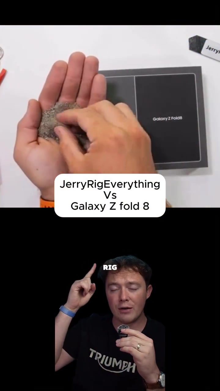 JerryRigEverything Puts Galaxy Z Fold 8 to the Test