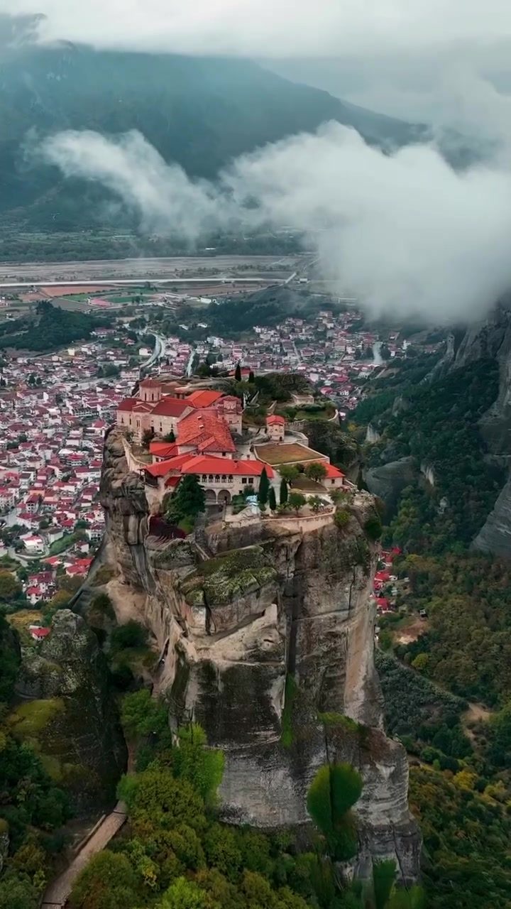 Exploring Meteora Monasteries from Above