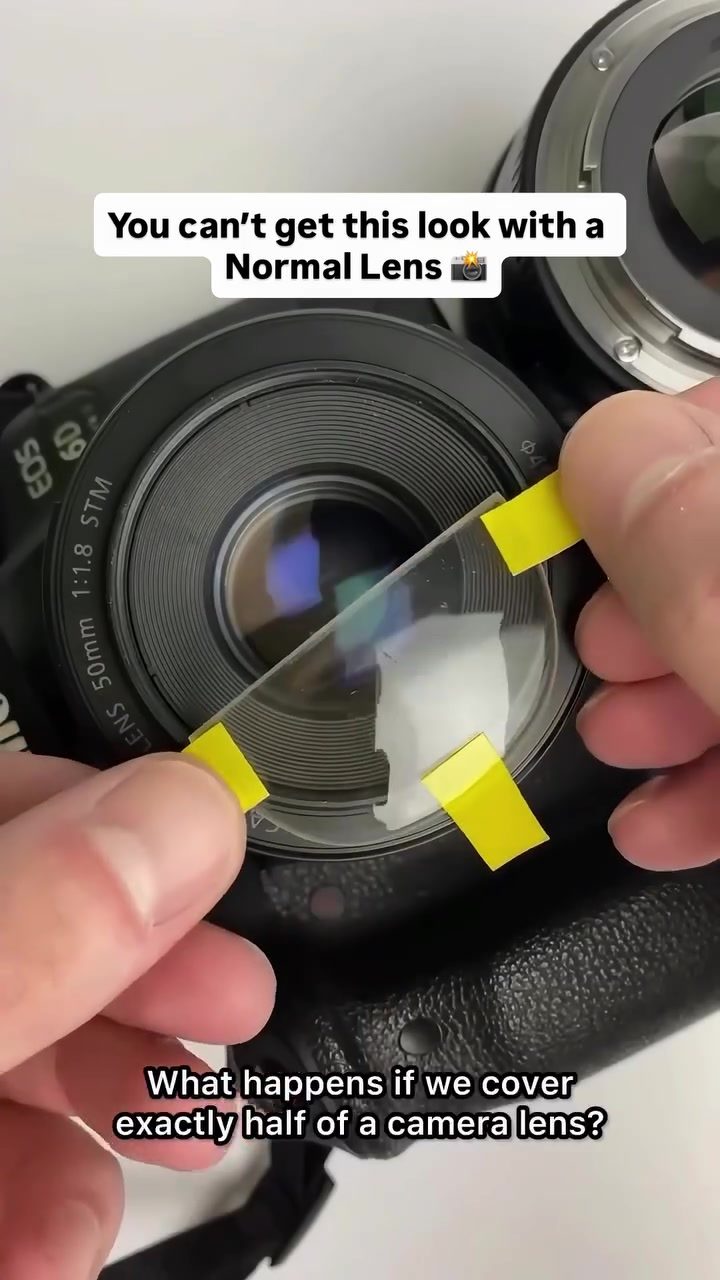 Achieve Split Diopter Effect with Half-Lens Modification