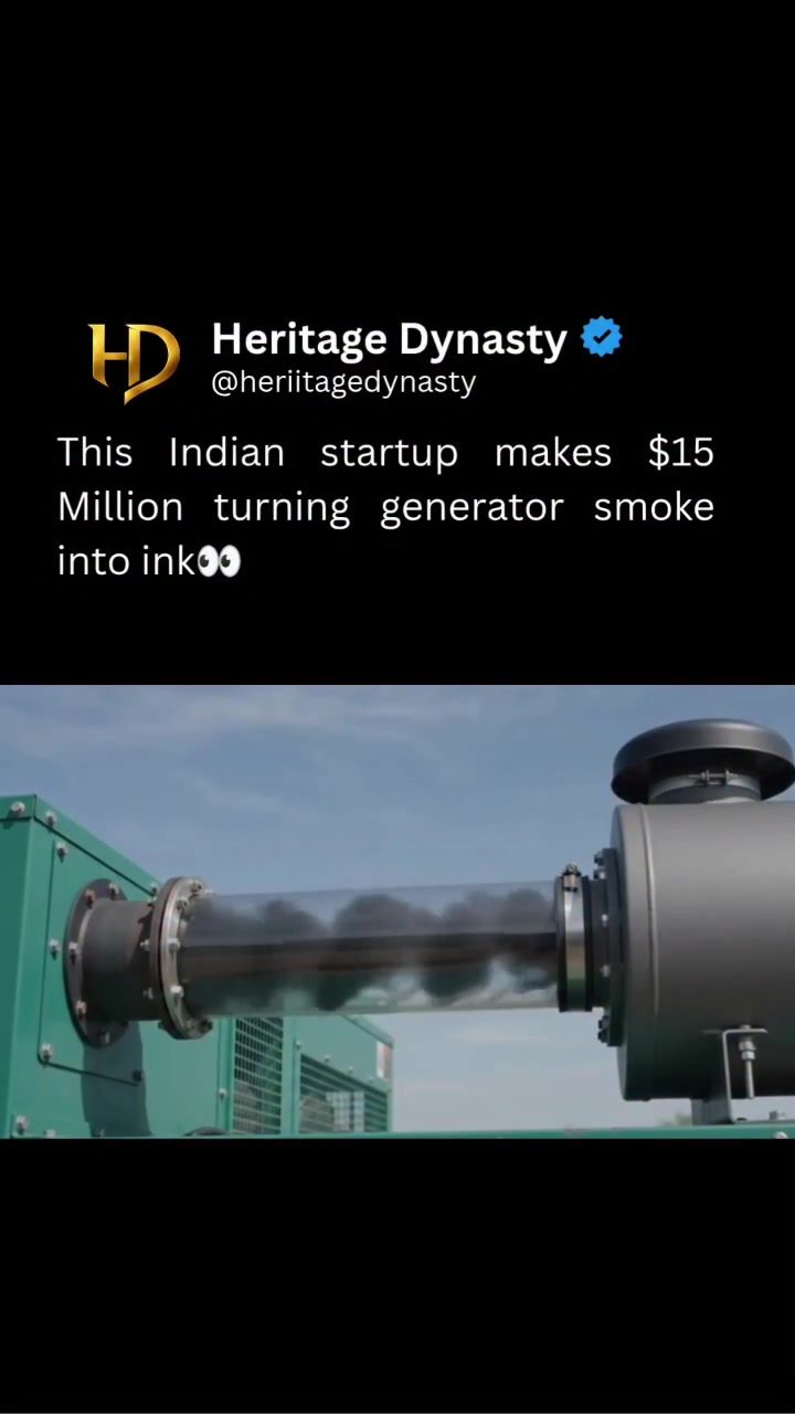 Startup Turns Generator Smoke into Ink for Profit