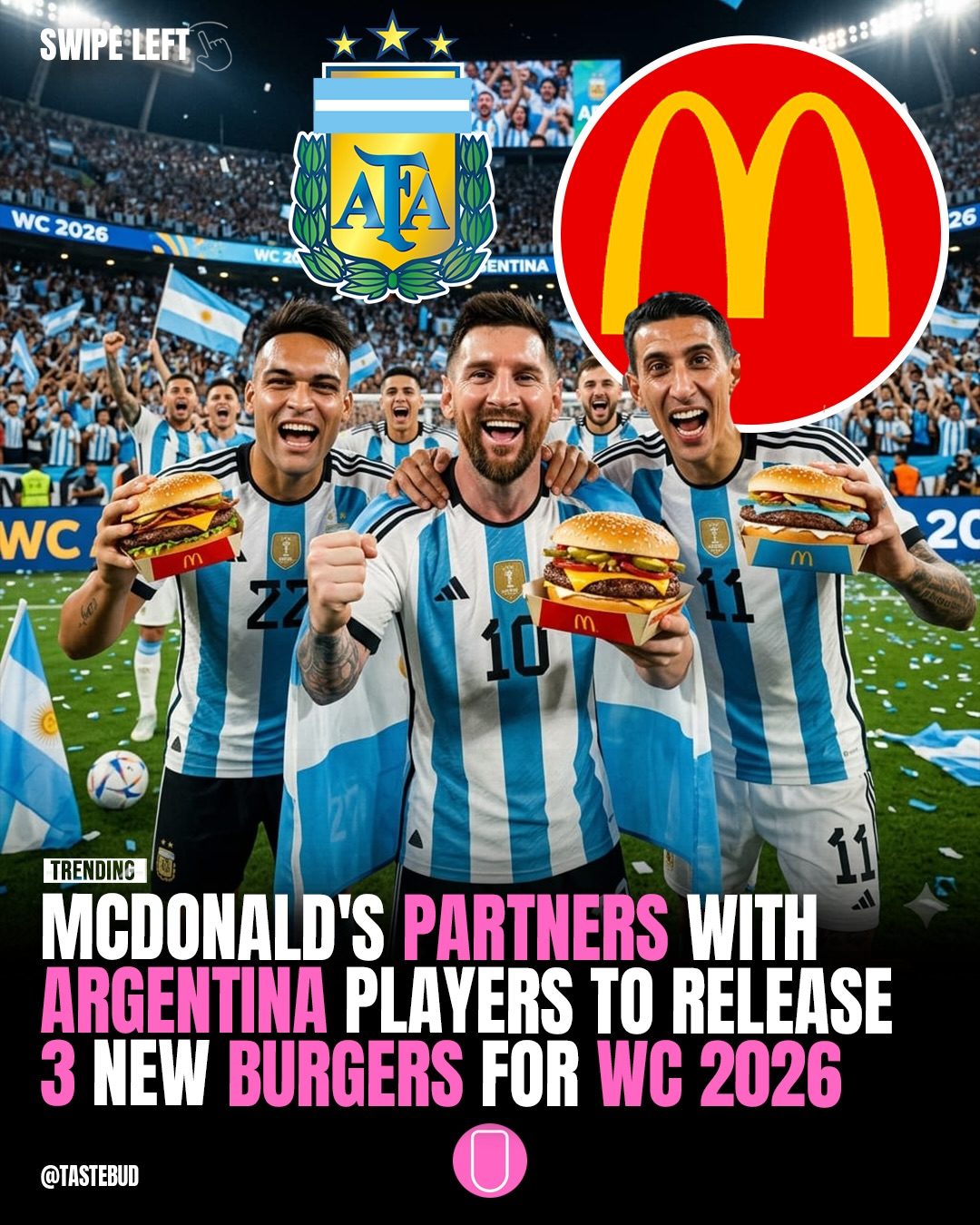 McDonald's Argentina Unveils World Cup 2026 Player-Inspired Burgers