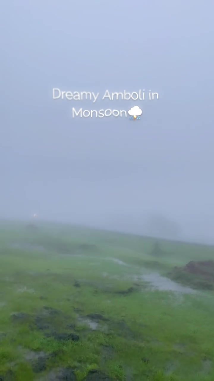 Amboli's Enchanting Misty Landscape in Monsoon