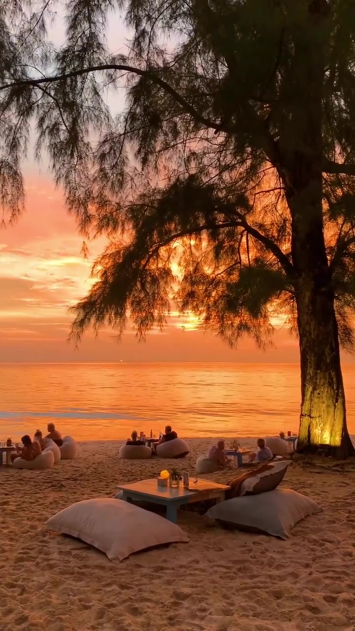 Phuket Thailand Beach Sunset Relaxation