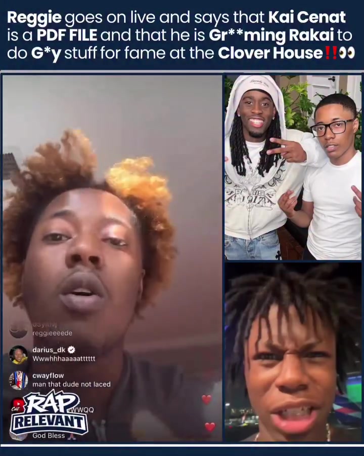 Reggie's Live Stream Controversy: Kai Cenat Accusations