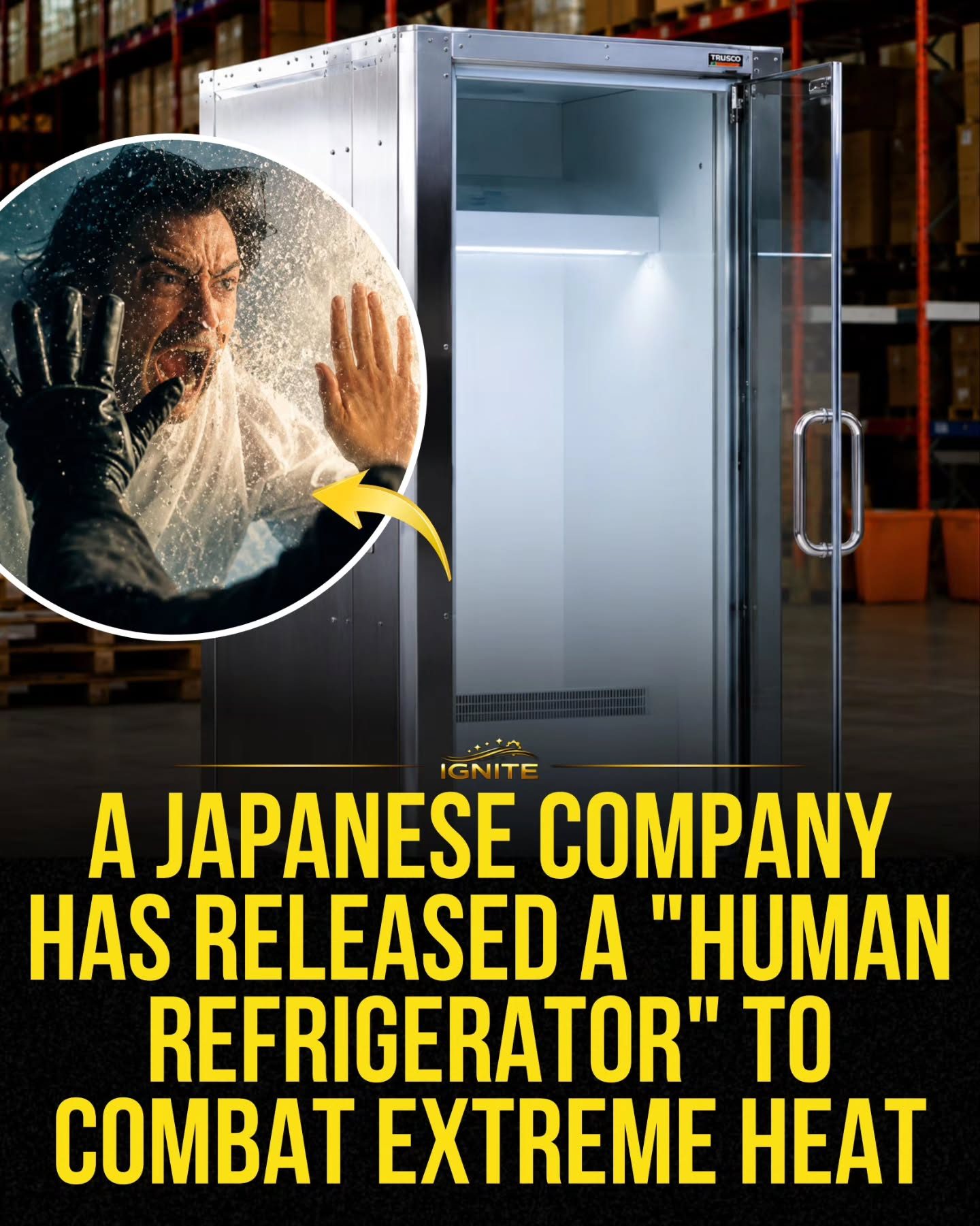 Trusco's Innovative Human Refrigerator for Extreme Heat