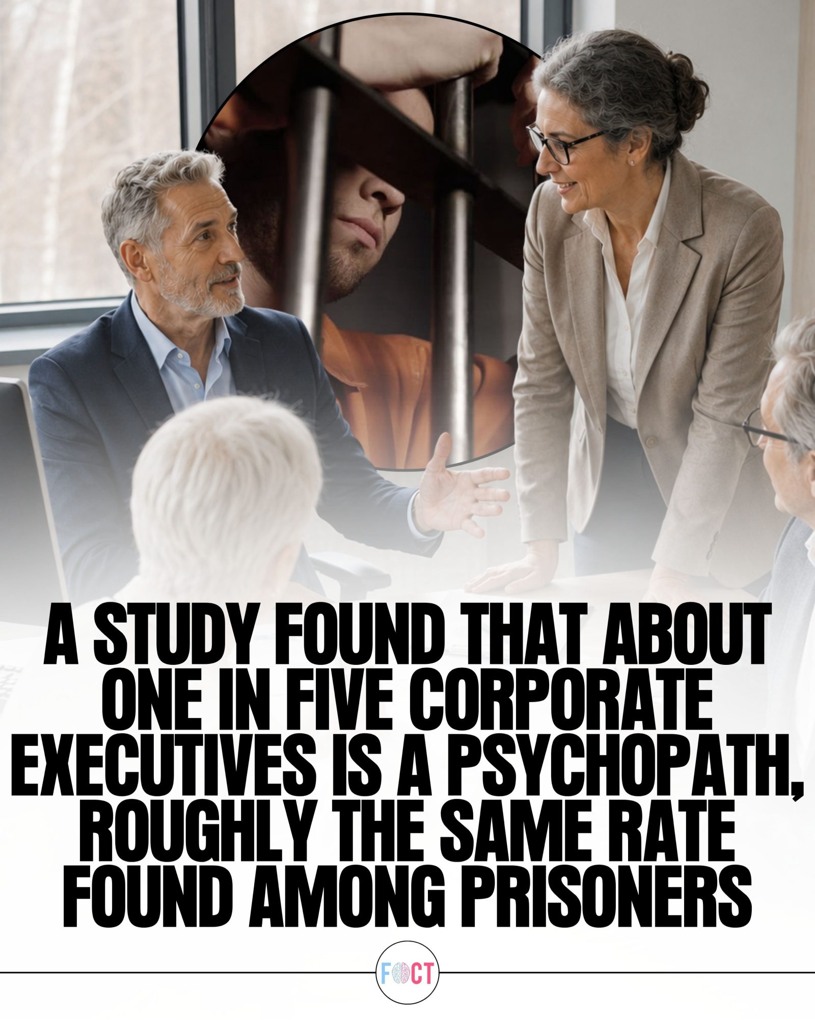 Study Reveals One in Five Corporate Execs Have Psychopathic Traits