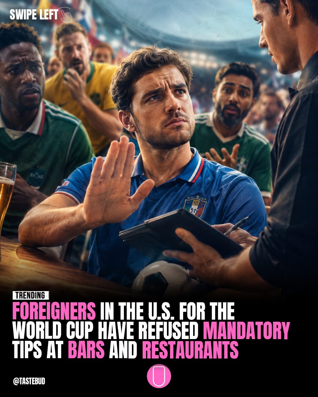 World Cup: Foreign Tourists Debate U.S. Tipping Culture