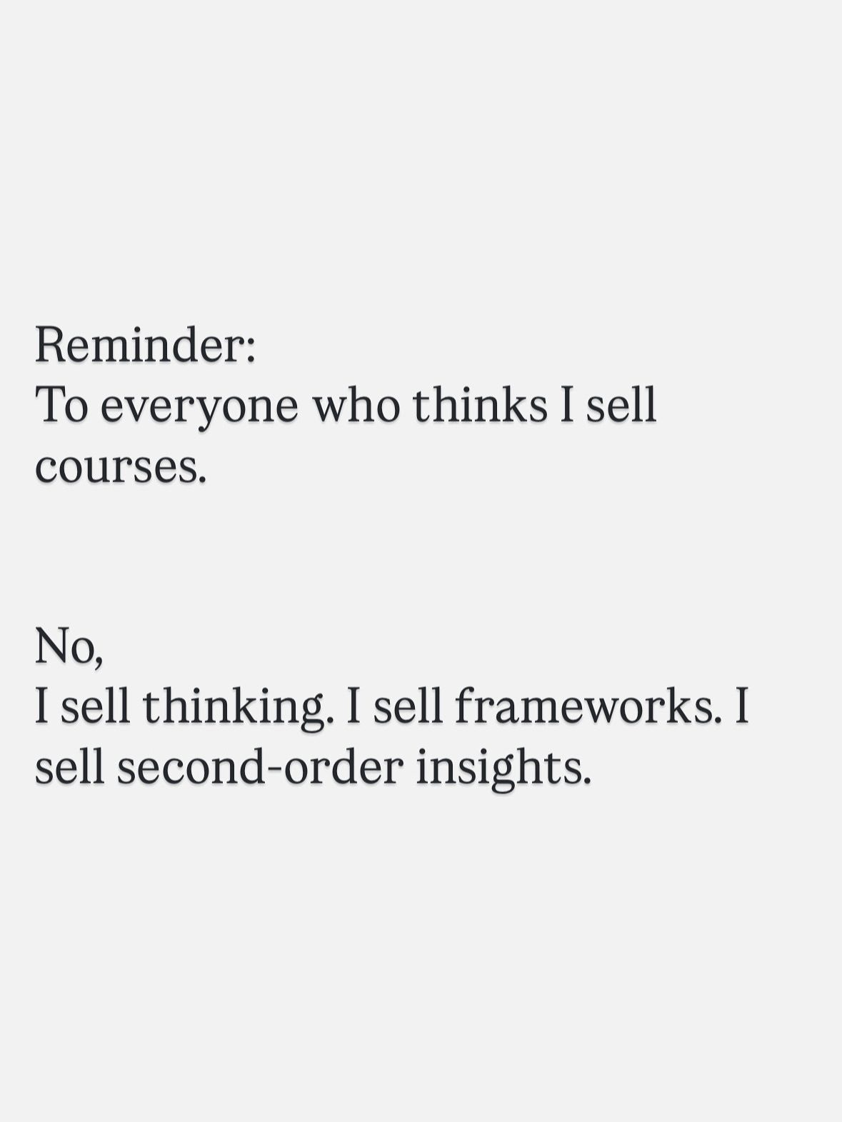 Marketing Masterclass: Frameworks vs Courses