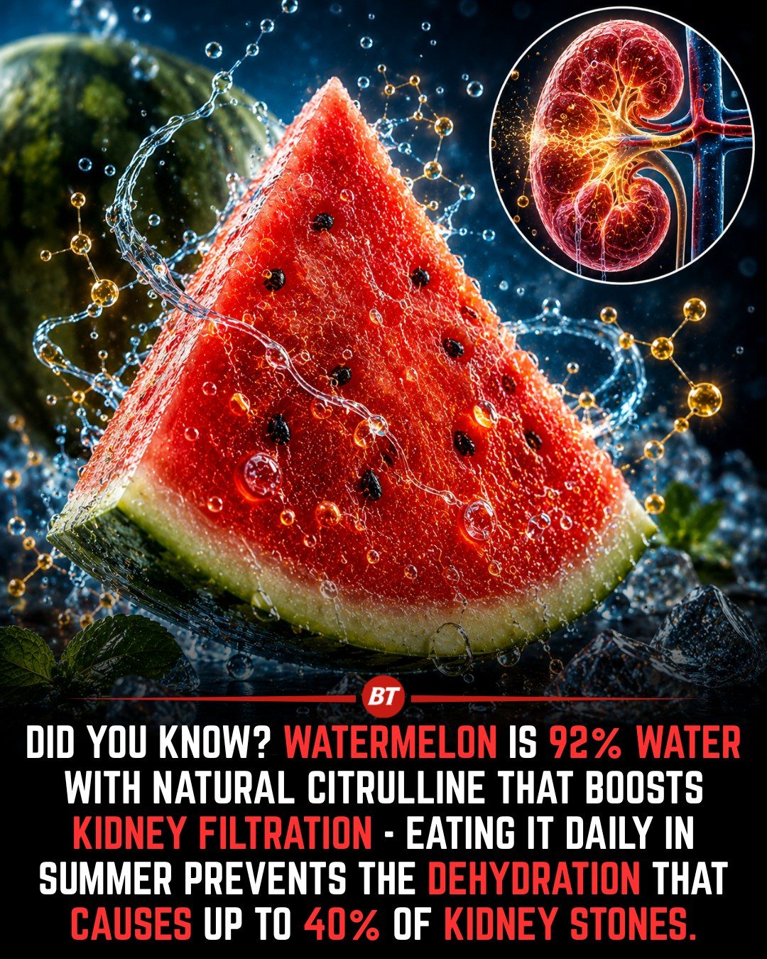 Watermelon Boosts Kidney Health