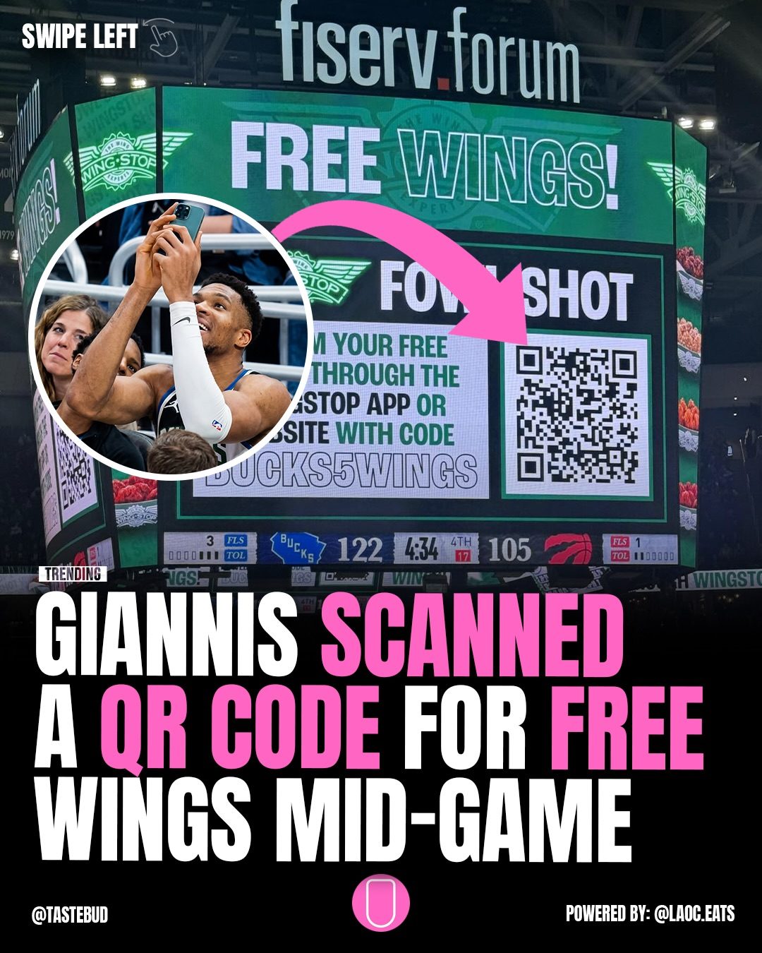 Giannis and Free Wings: How a QR Code Made a Viral Moment