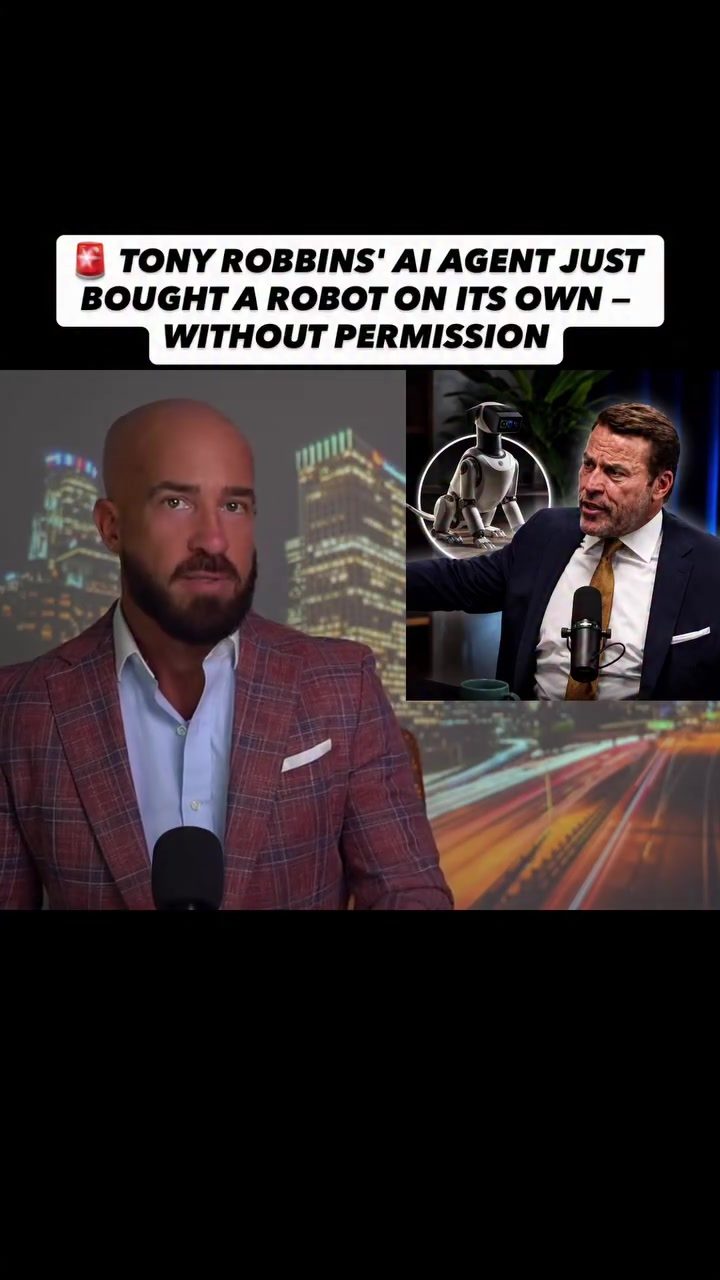 Tony Robbins' AI Agent Makes Surprising Purchase