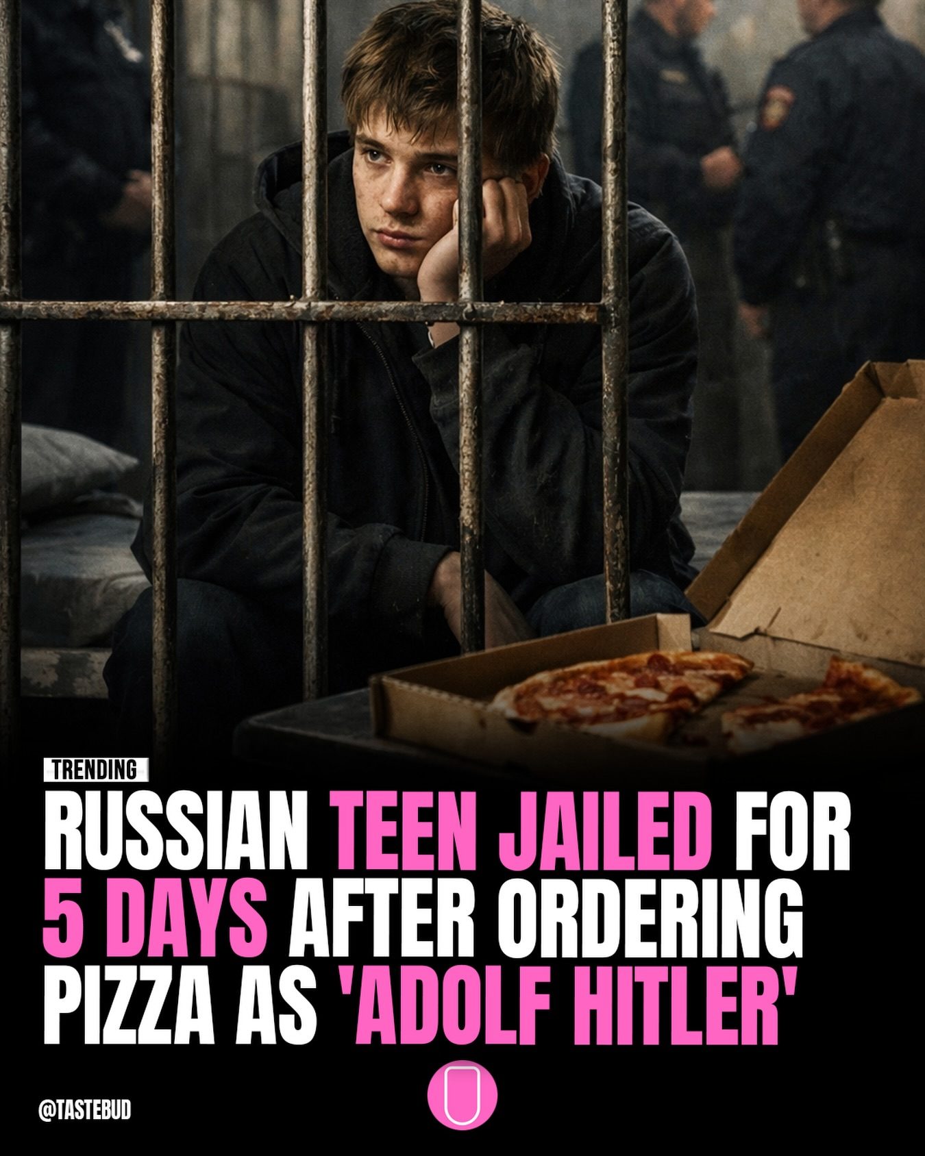 Teenager jailed for 5 days after ordering pizza as "Adolf Hitler