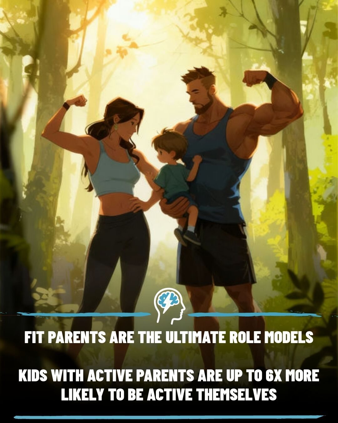Children with Active Parents Are Up to 6 Times More Likely to Be Fit