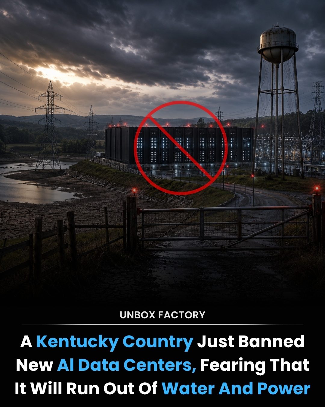 Kentucky County Halts AI Data Center Growth Over Water, Power Fears