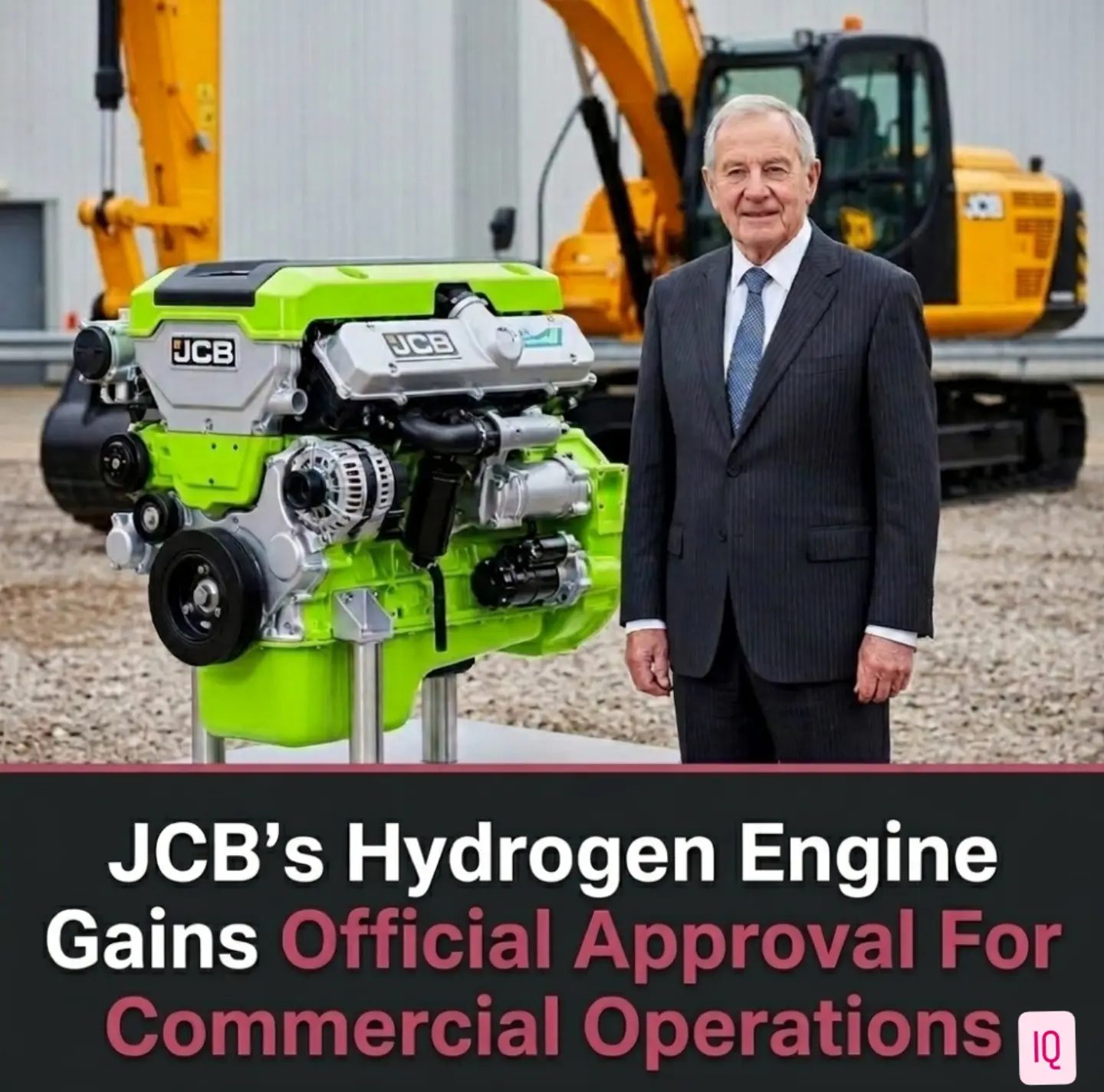 JCB Unveils Official Approval of Hydrogen Engine for Commercial Use