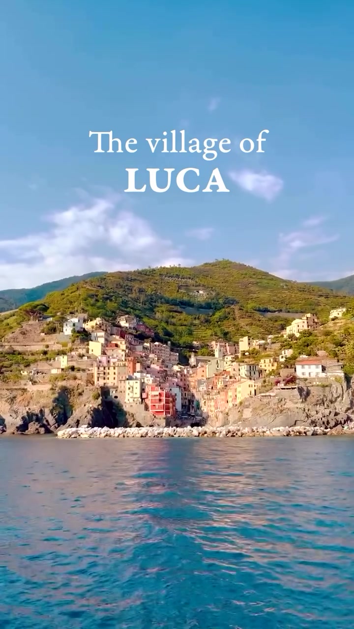Luca Village: Cinematic Hillside Tour with Sea Views