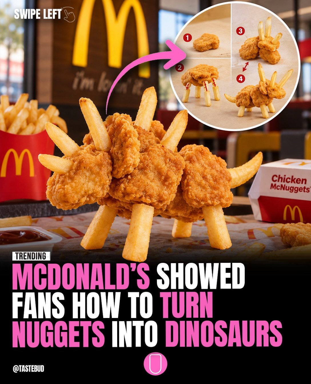 McDonald's Dinosaur Nuggets: Fun Recipe with Fries