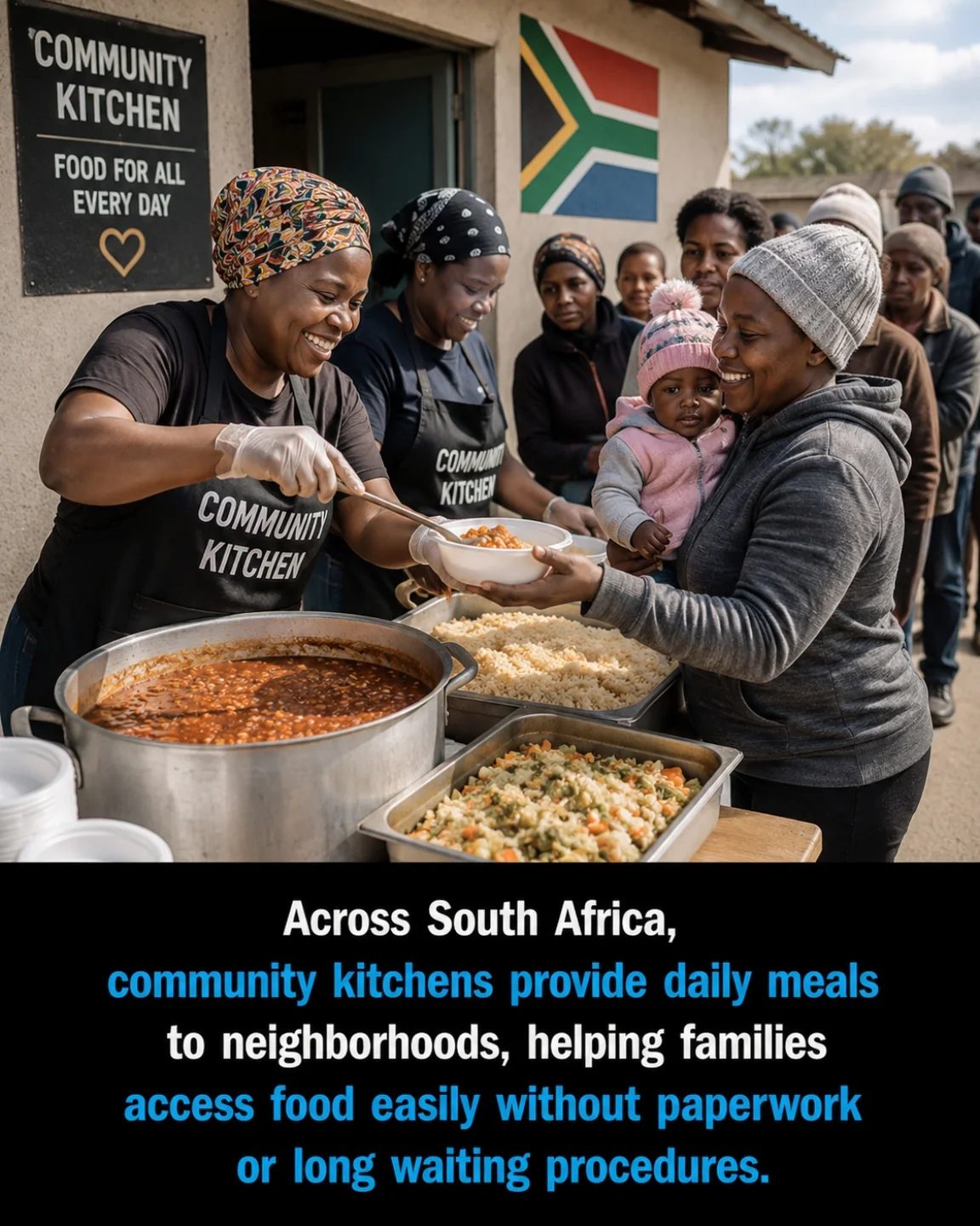 Daily Community Meals: South Africa's Kitchen Lifeline