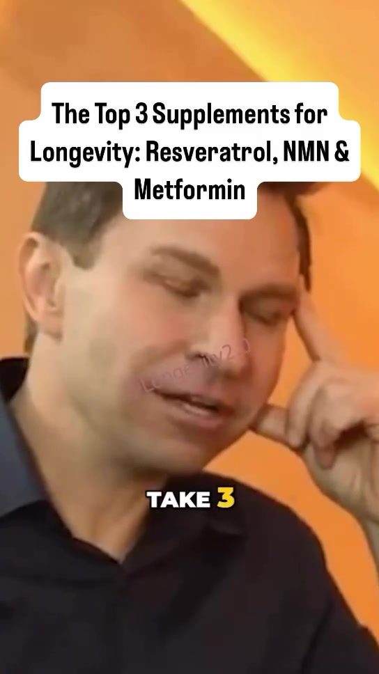 Dr. David Sinclair's Top 3 Supplements for Longevity