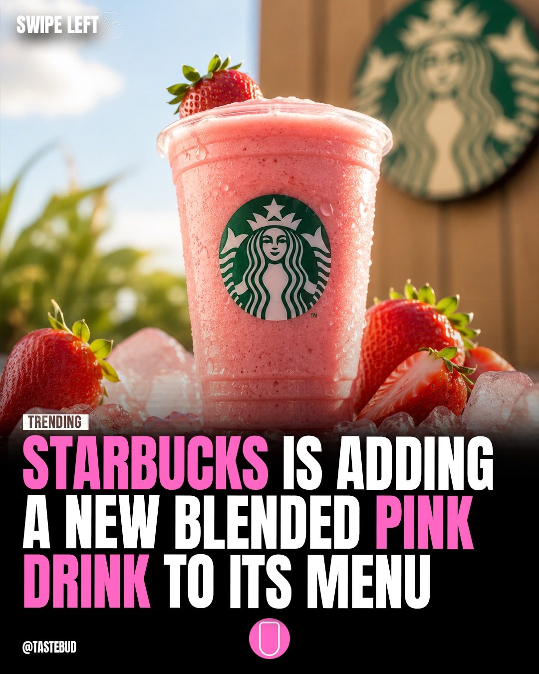 Starbucks Introduces New Blended Pink Drink for Summer