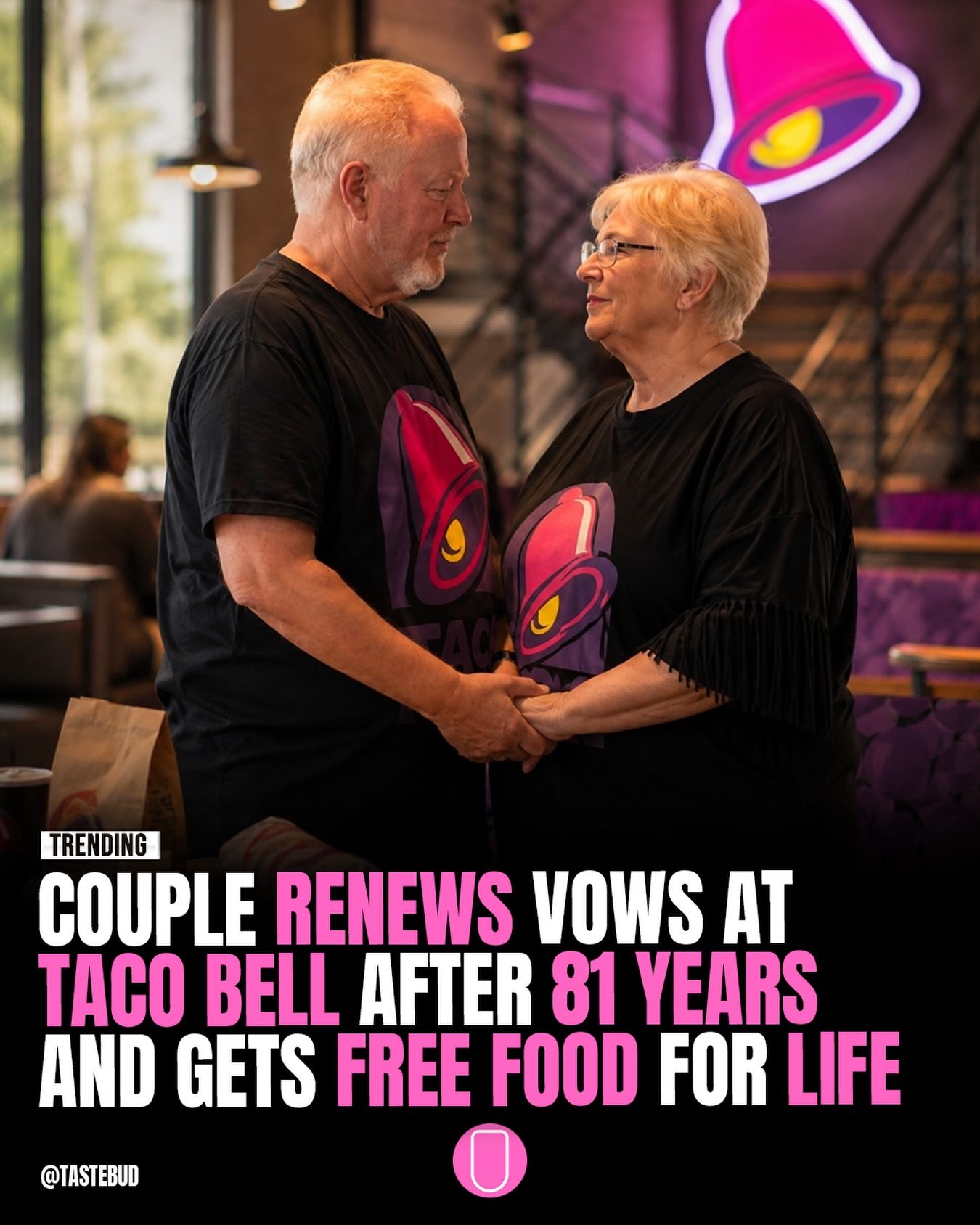Couple Renews Vows at Taco Bell After 81 Years