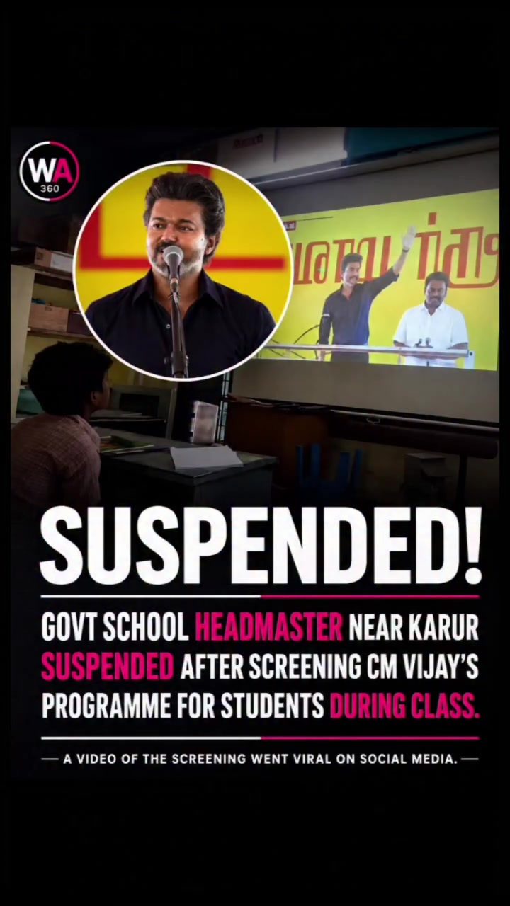 Headmaster Suspended for Political Program in Class Sparks Debate