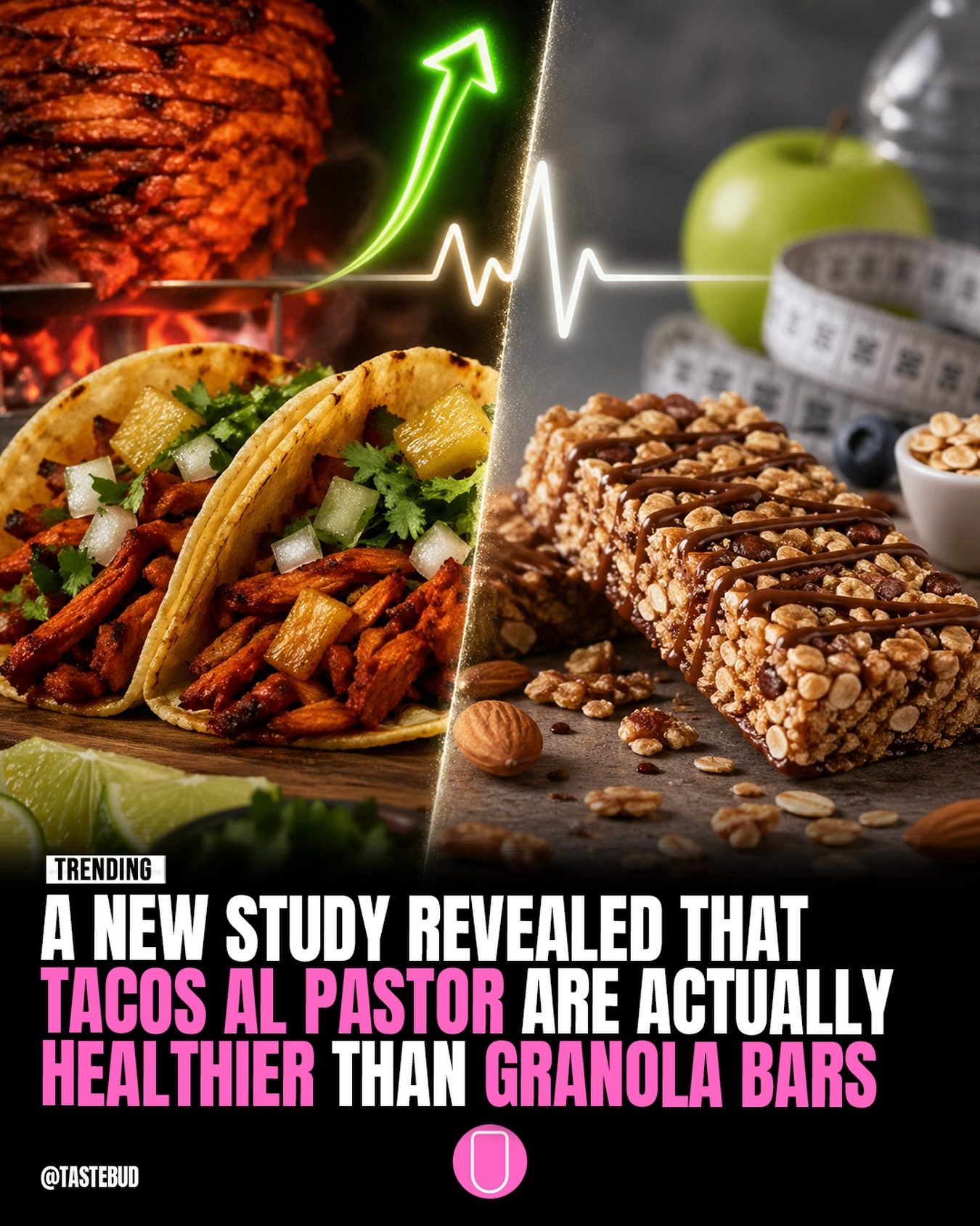 Are Tacos Al Pastor Healthier Than Granola Bars?