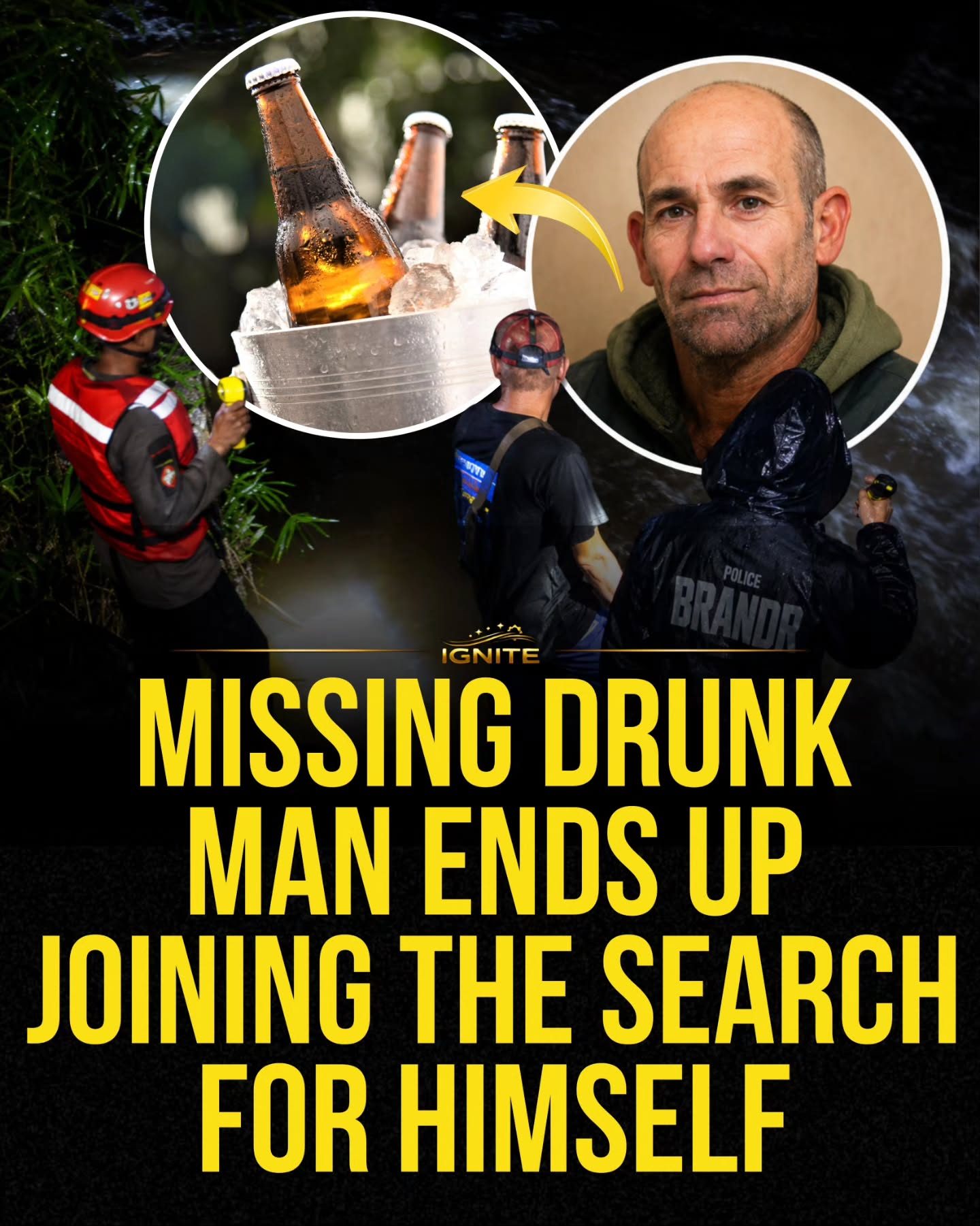 Drunk Man's Absurd Search: When He Joins His Own Hunt