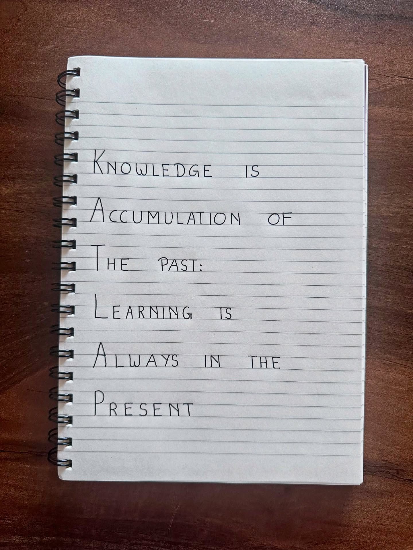 **Personal Growth: Unpacking a Notebook's Learning Journey**