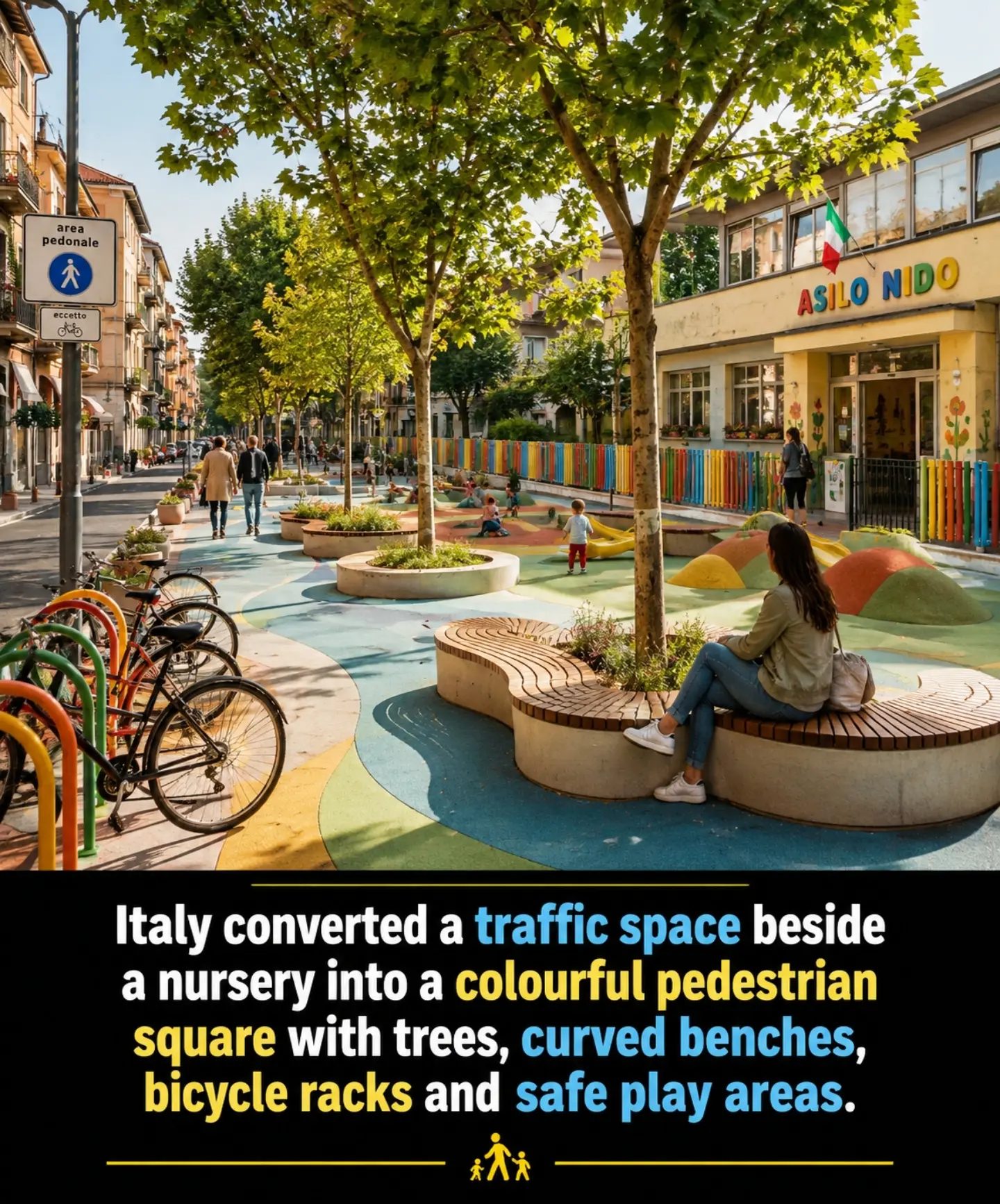 Italy's Pedestrian Revolution: Traffic Space to Playful Park