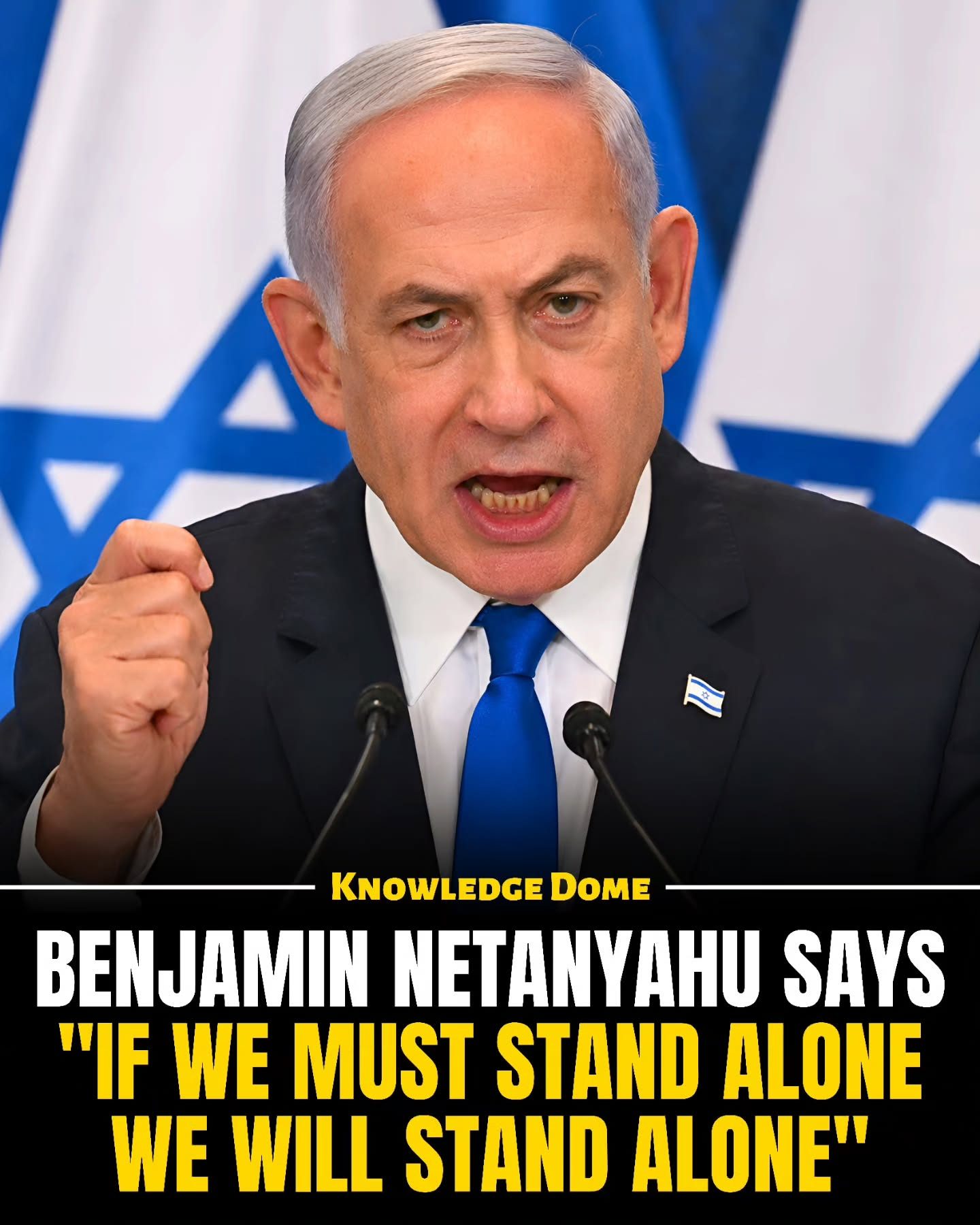 Netanyahu's Stand-Alone Pledge: Israel's Defiant Security Stance