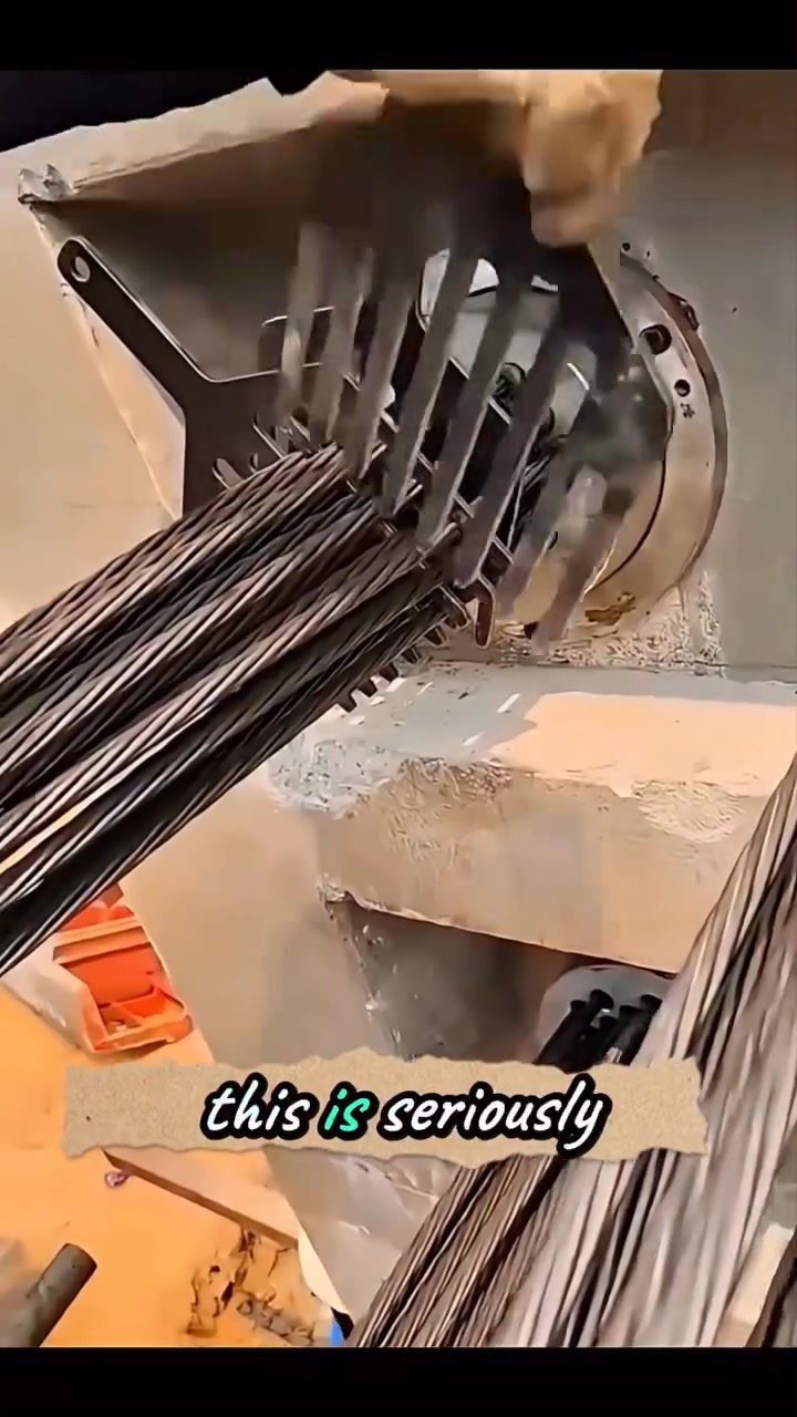 How a Giant Comb Tool Enhances Steel Strand Production