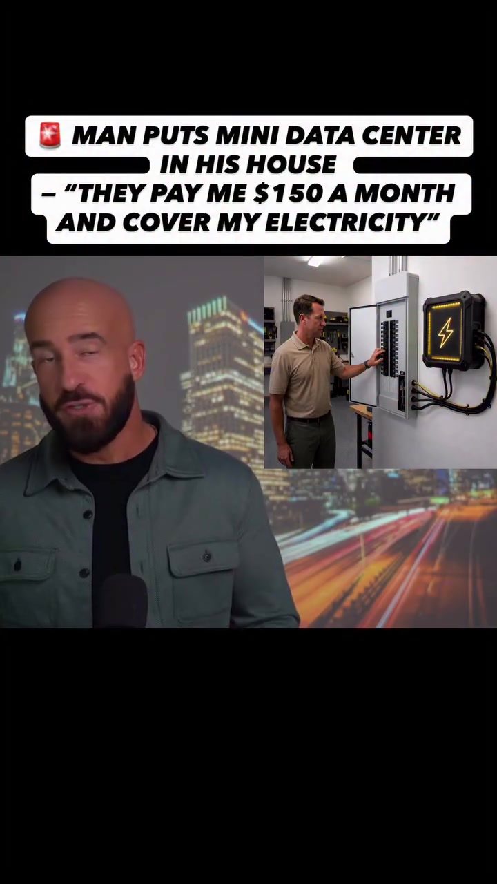 Man Hosts Mini Data Center in Home for Free Power and Income