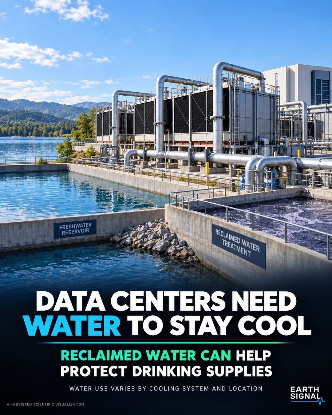 Data Centers' Water Use and Cooling Systems