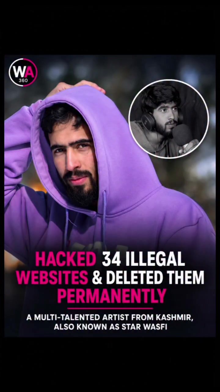 Star Wasfi: Kashmir's Artist Hacking Illegal Websites