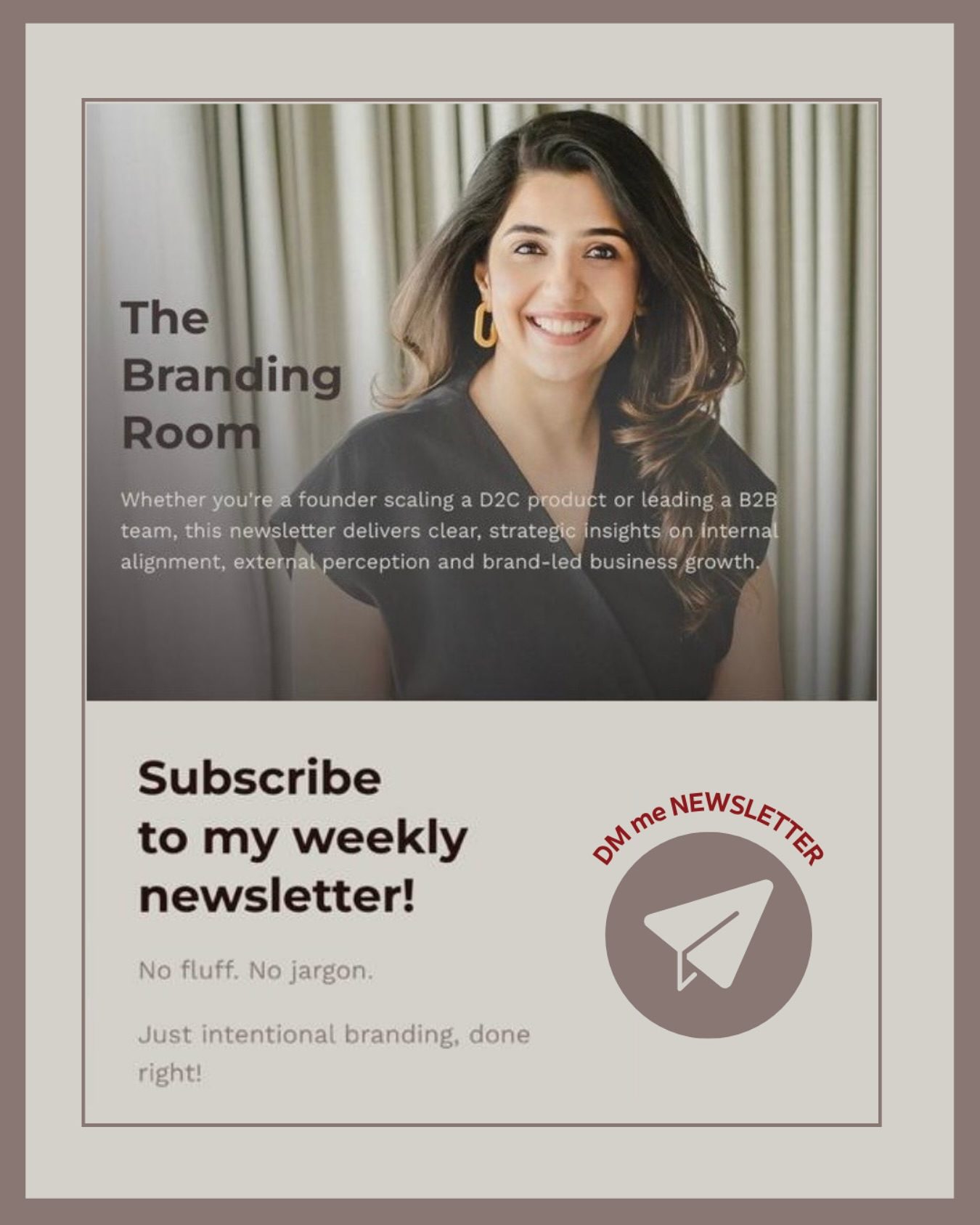The Branding Room: weekly insights for founder-led branding