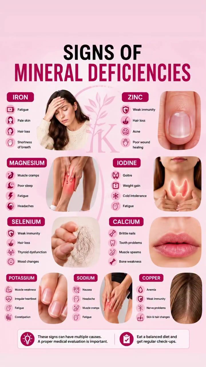 Recognize Early: Signs of Common Mineral Deficiencies